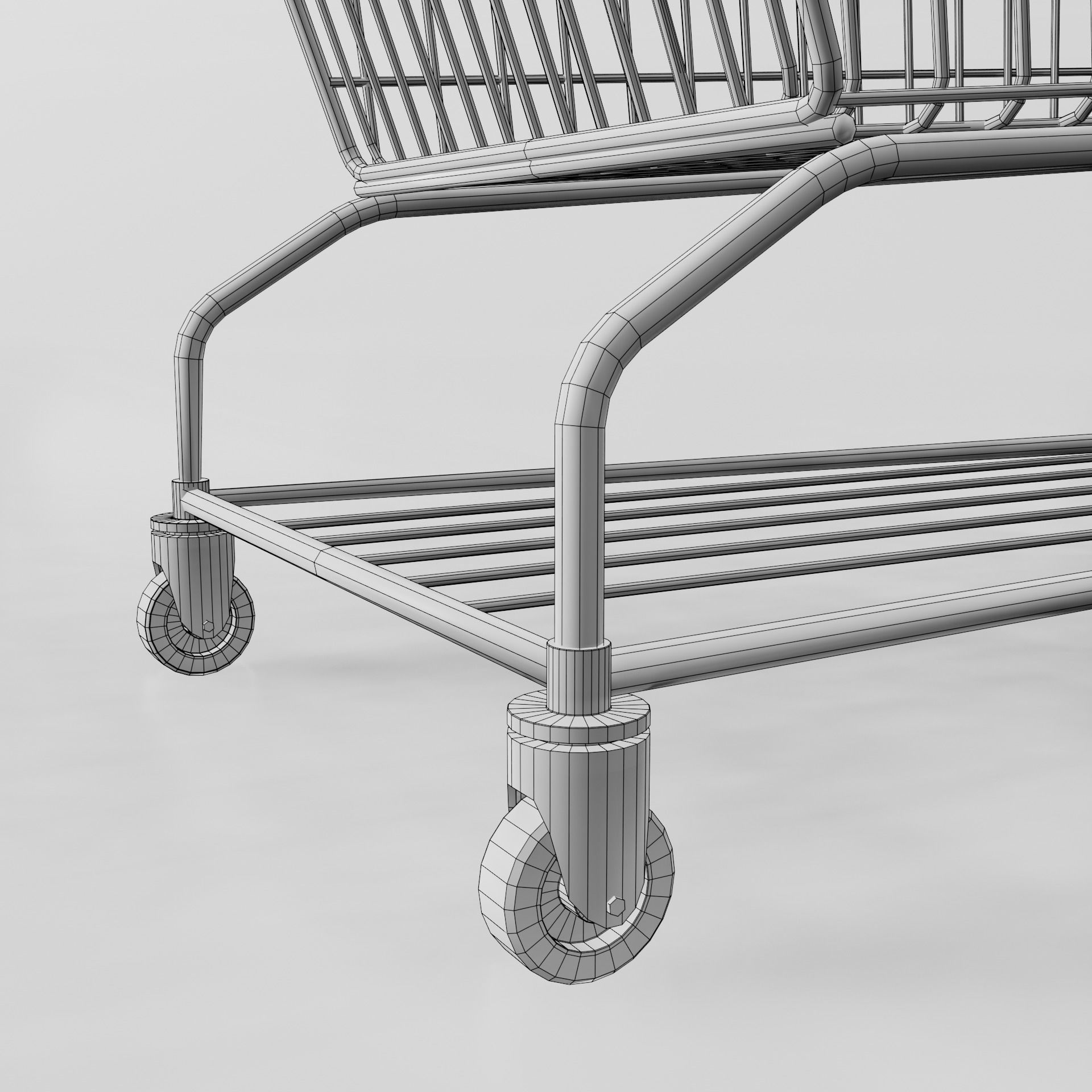 SHOPPING CART 3D model_9