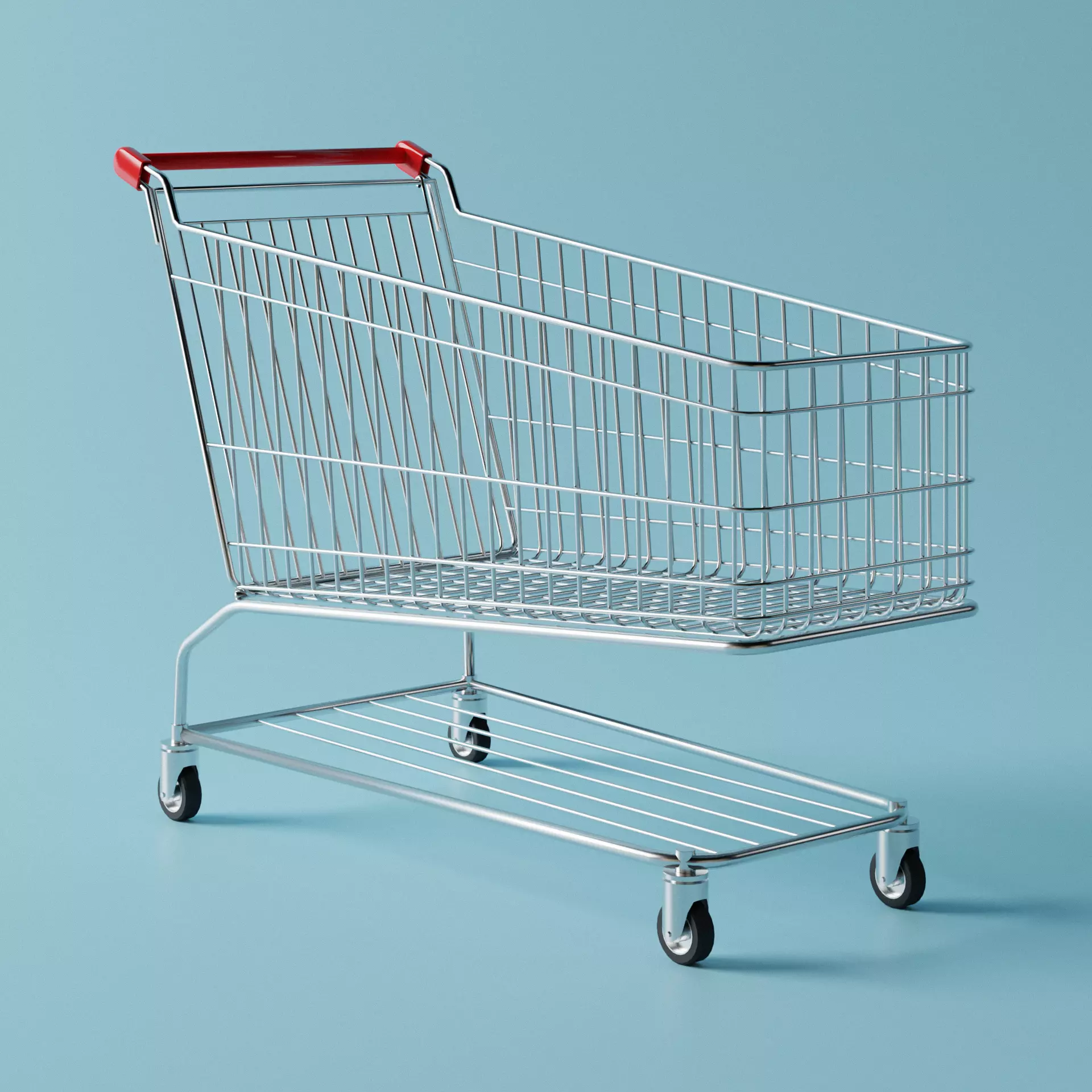 SHOPPING CART 3D model_0