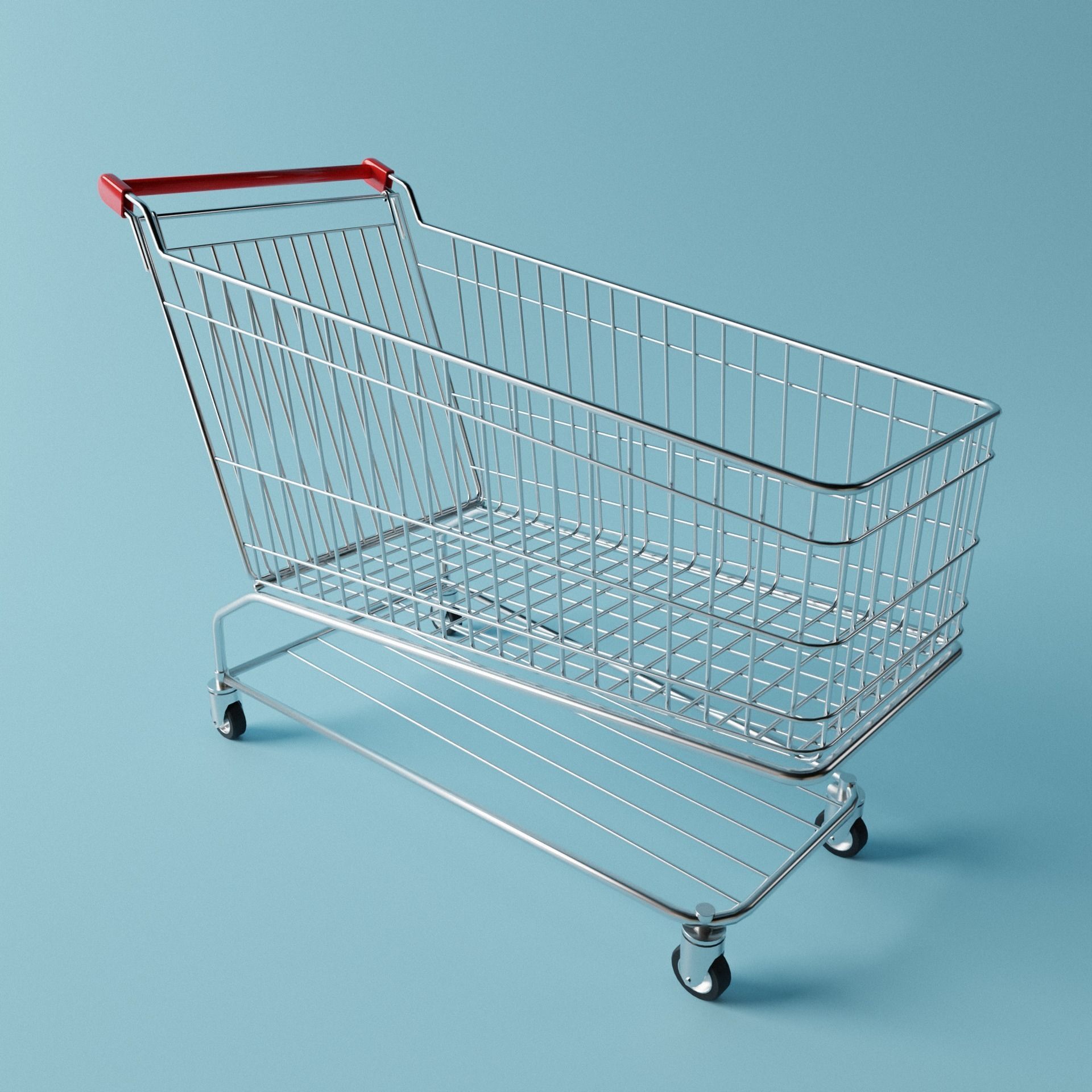SHOPPING CART 3D model_1