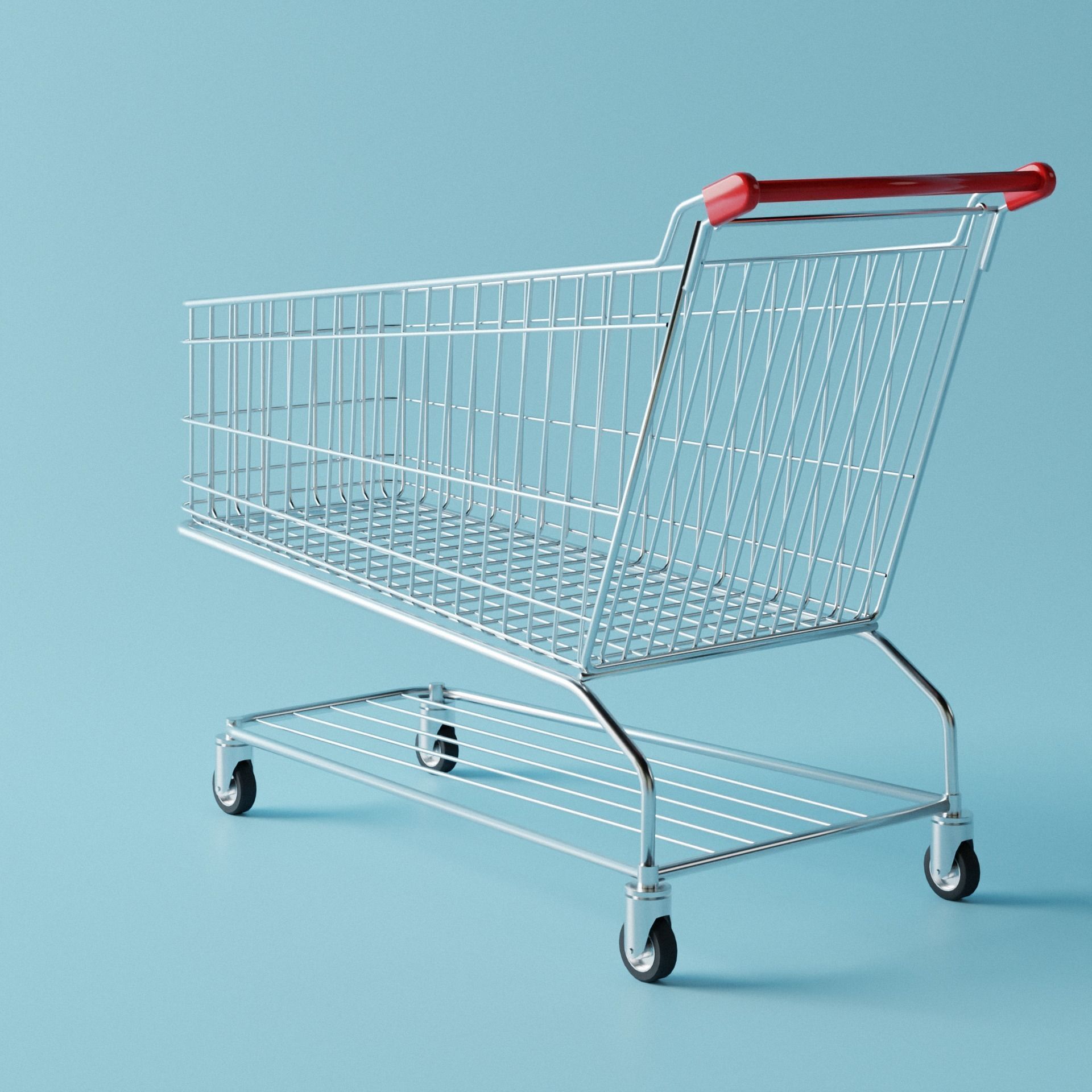 SHOPPING CART 3D model_3