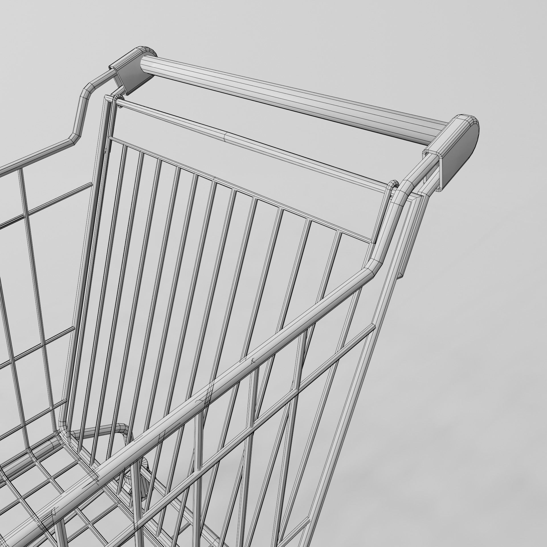 SHOPPING CART 3D model_10