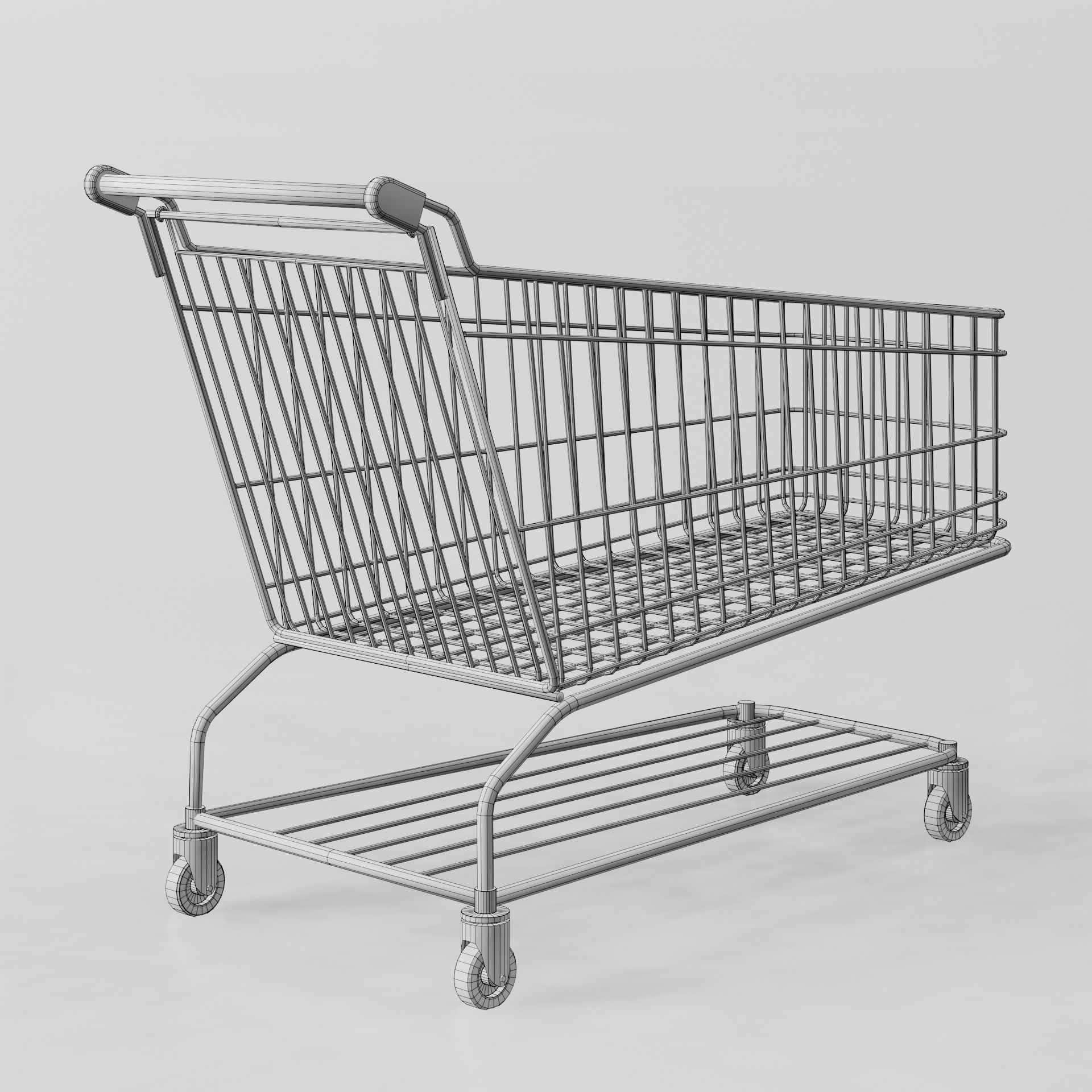 SHOPPING CART 3D model_7
