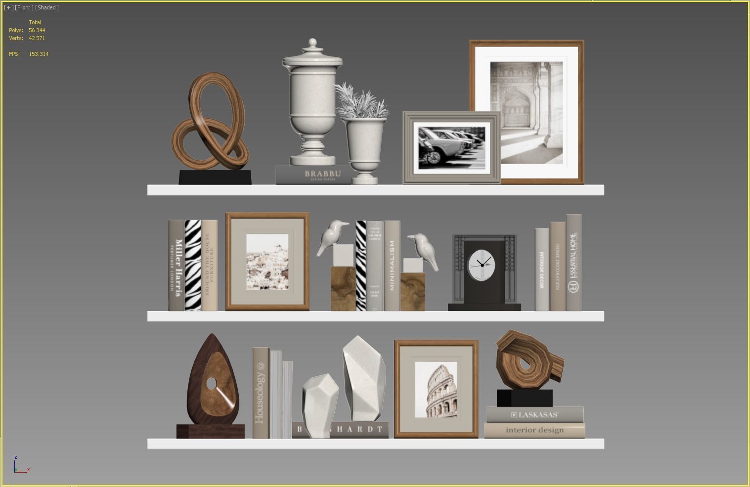 Decor Set 102 3D model_5