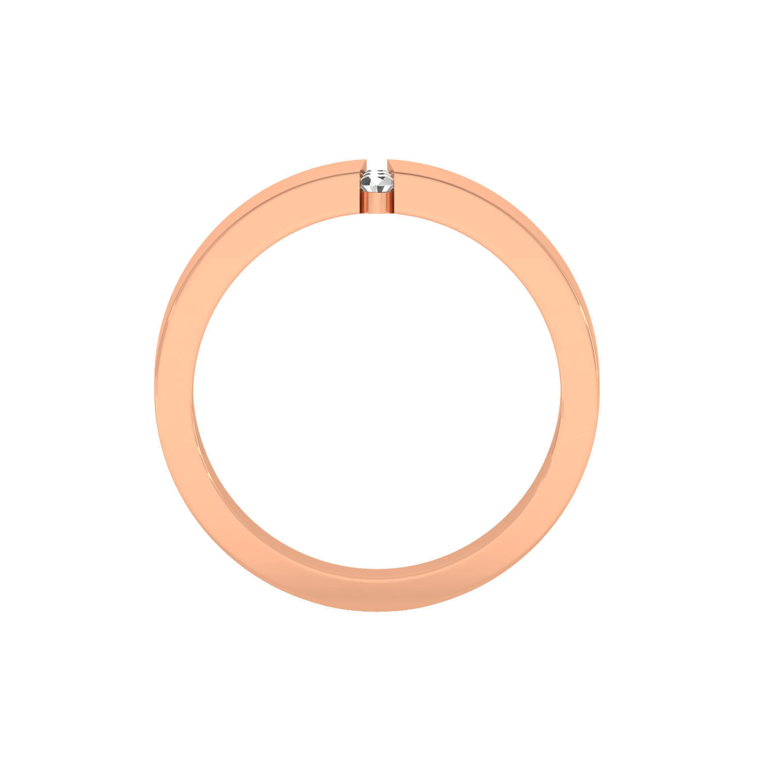 Women band ring 3dm render 3D print model 3D print model_4