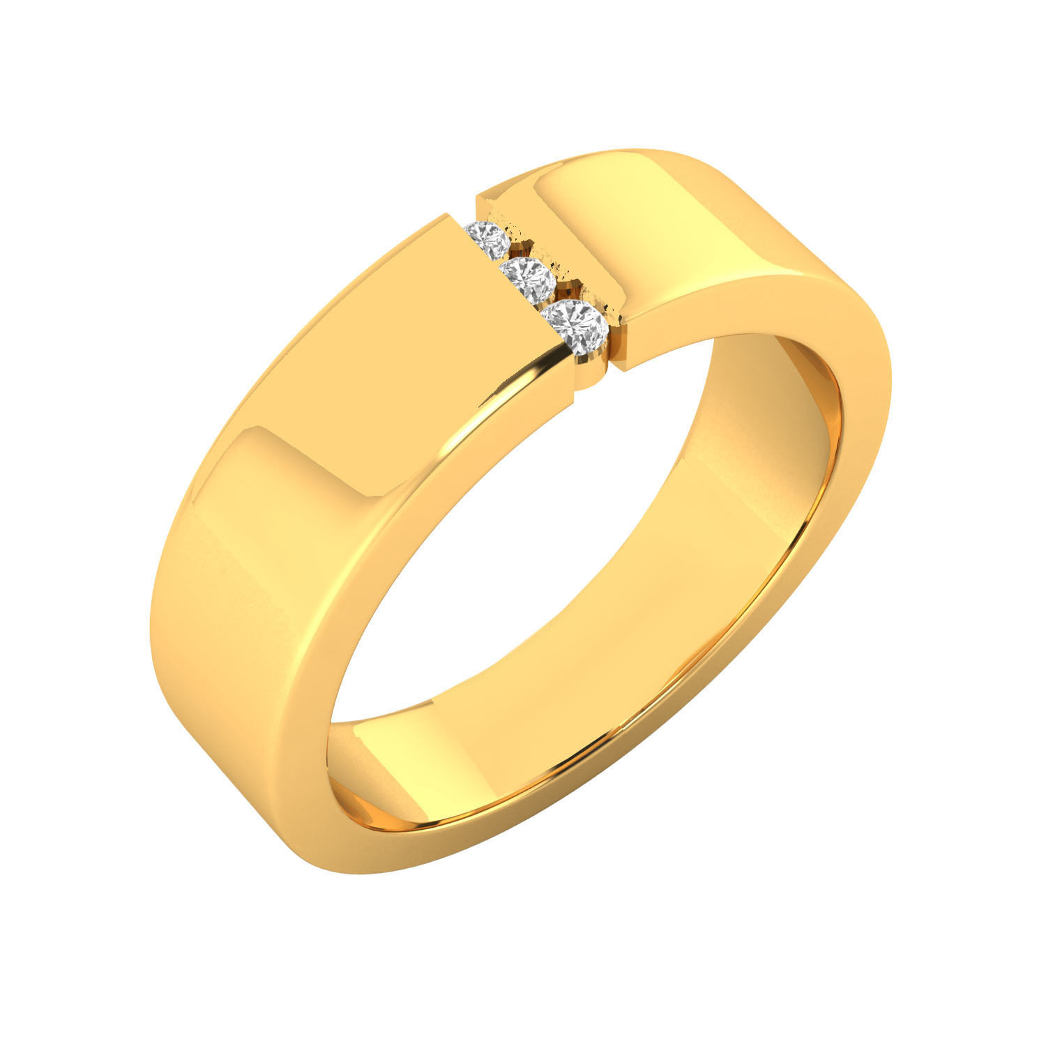 Women band ring 3dm render 3D print model 3D print model_6