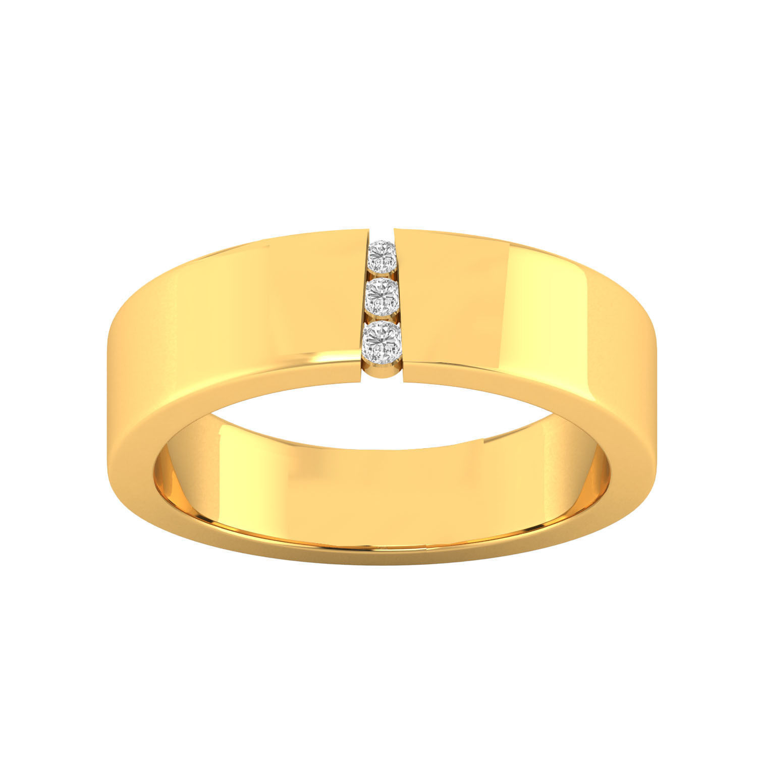 Women band ring 3dm render 3D print model 3D print model_9