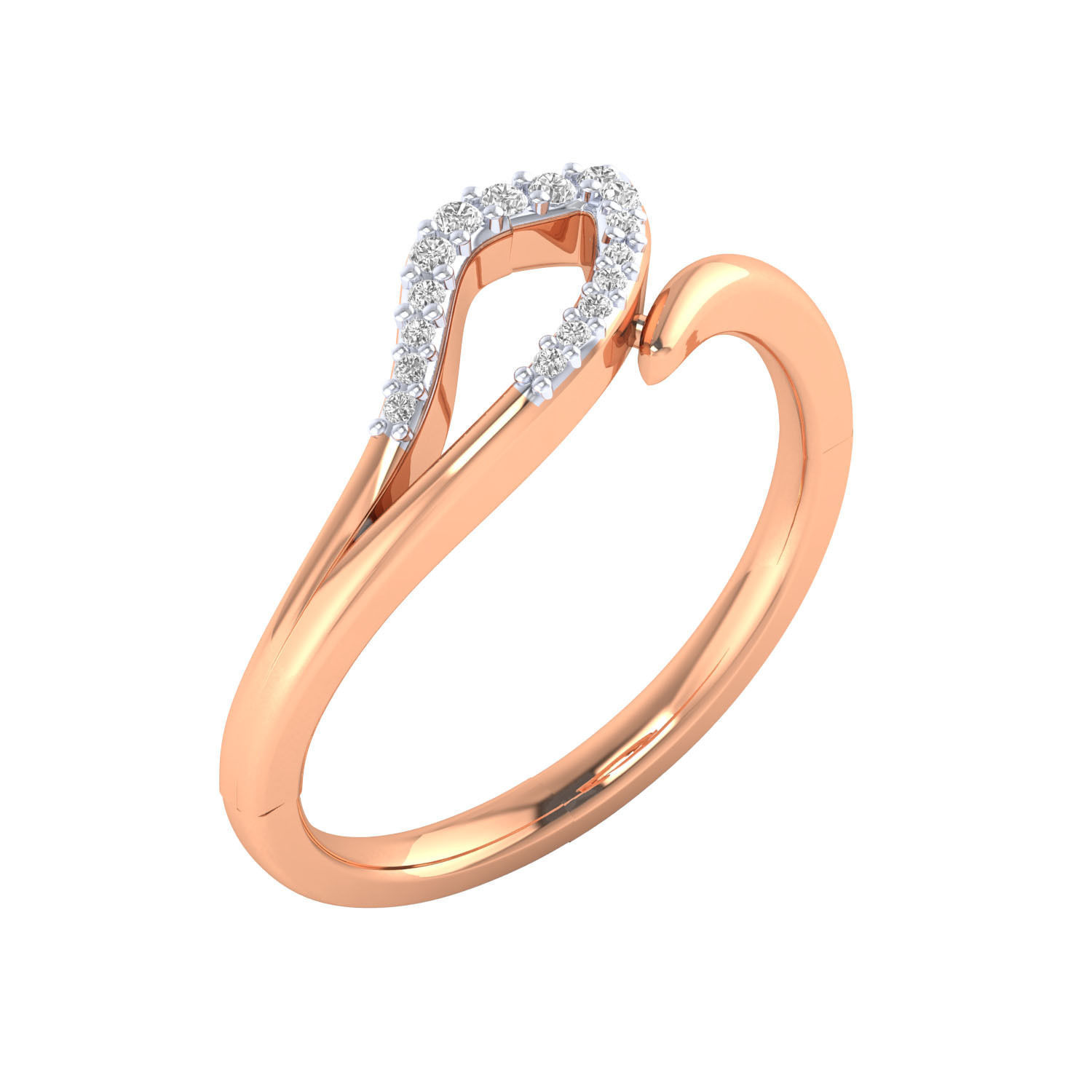 Women ring 3dm render 3D print model 3D print model_5