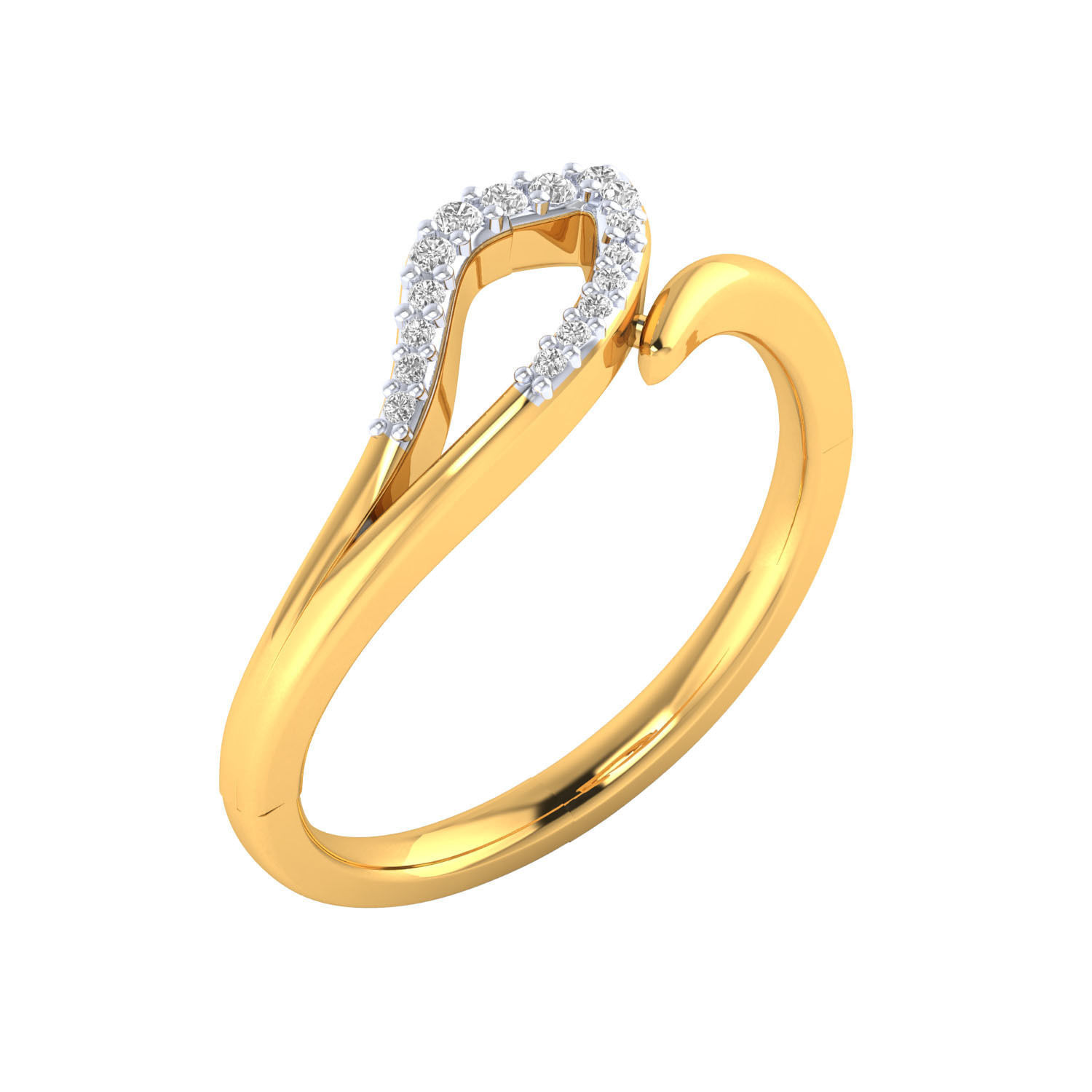Women ring 3dm render 3D print model 3D print model_6