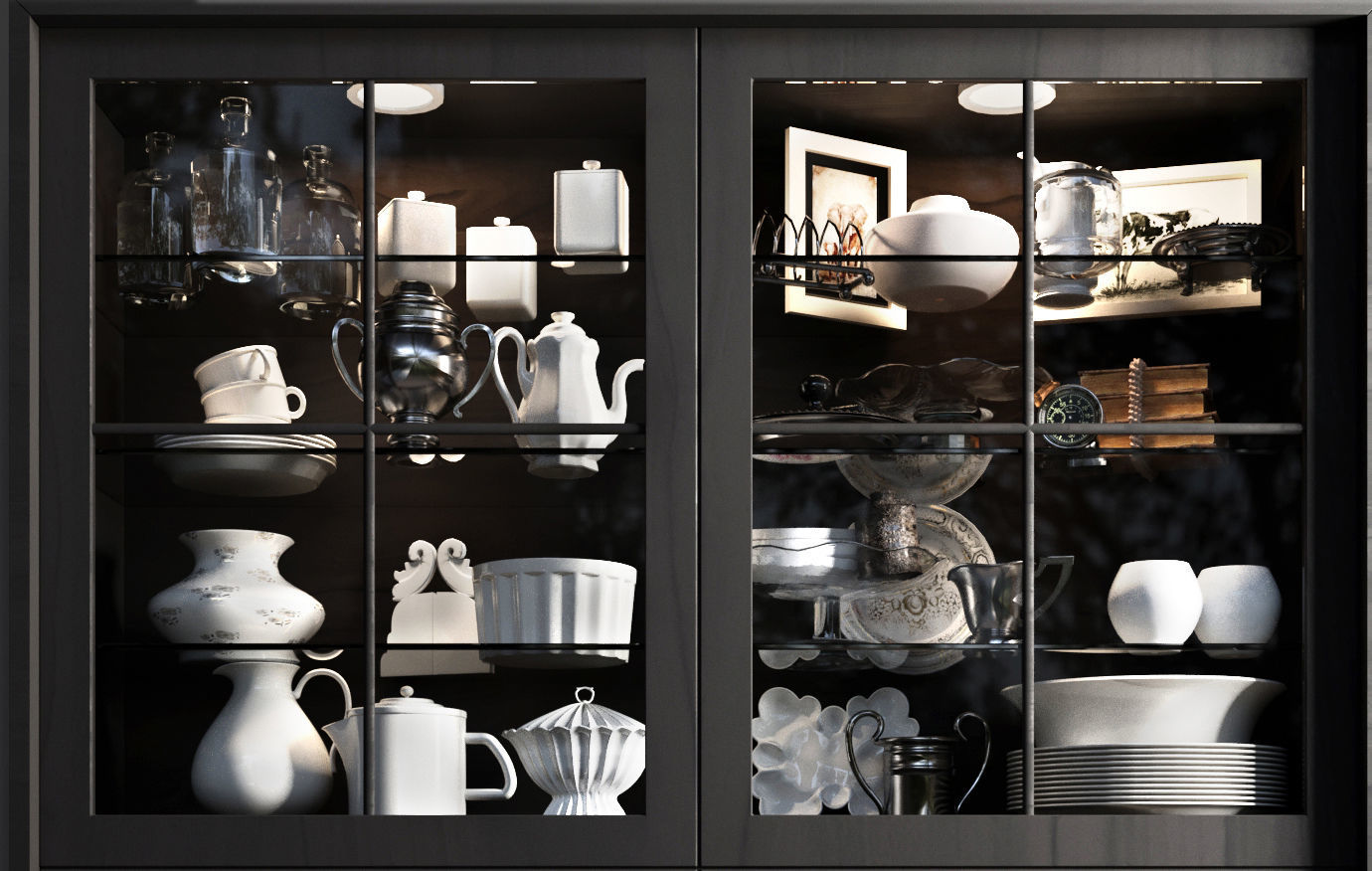 Cupboard with small change for the kitchen 3D model_3