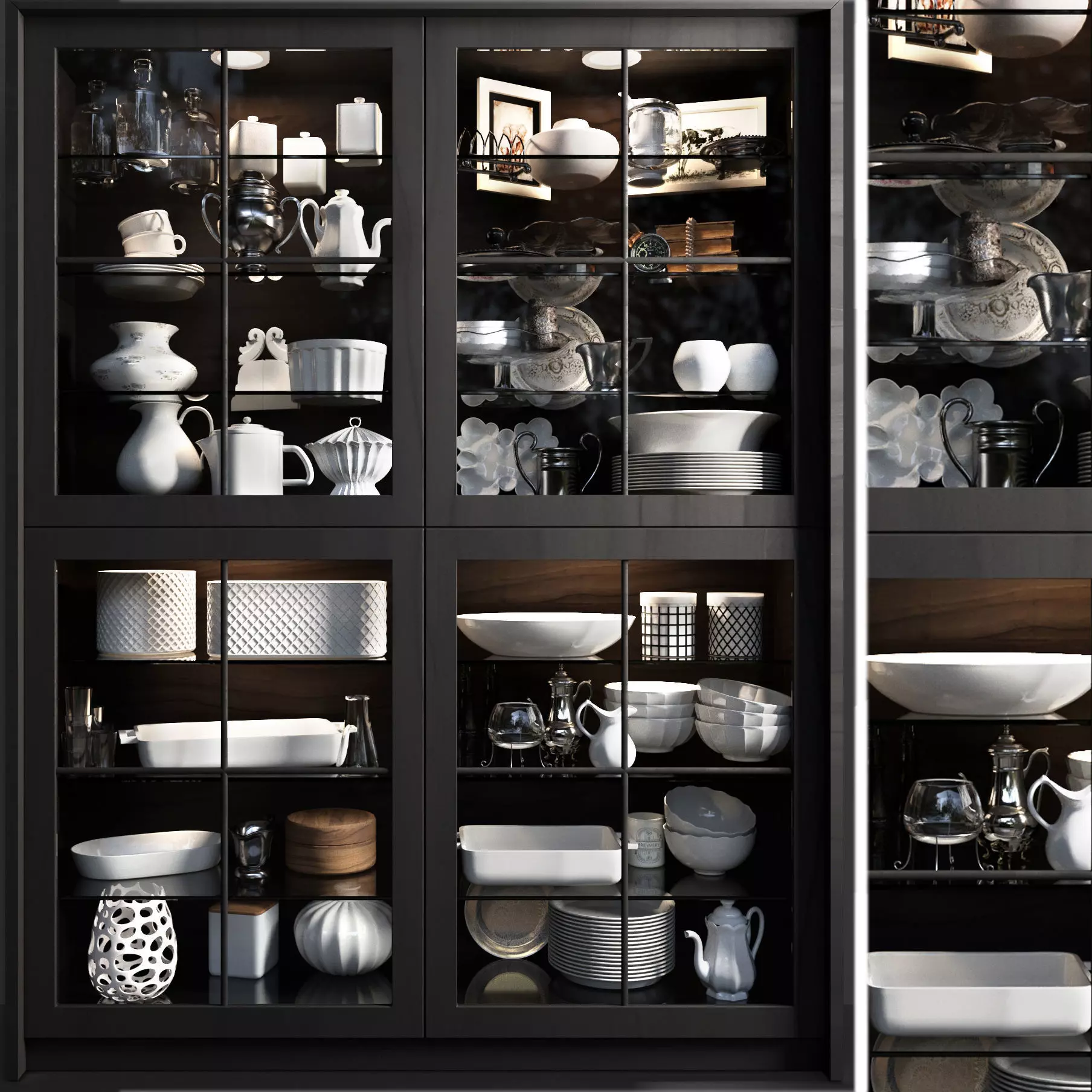 Cupboard with small change for the kitchen 3D model_0