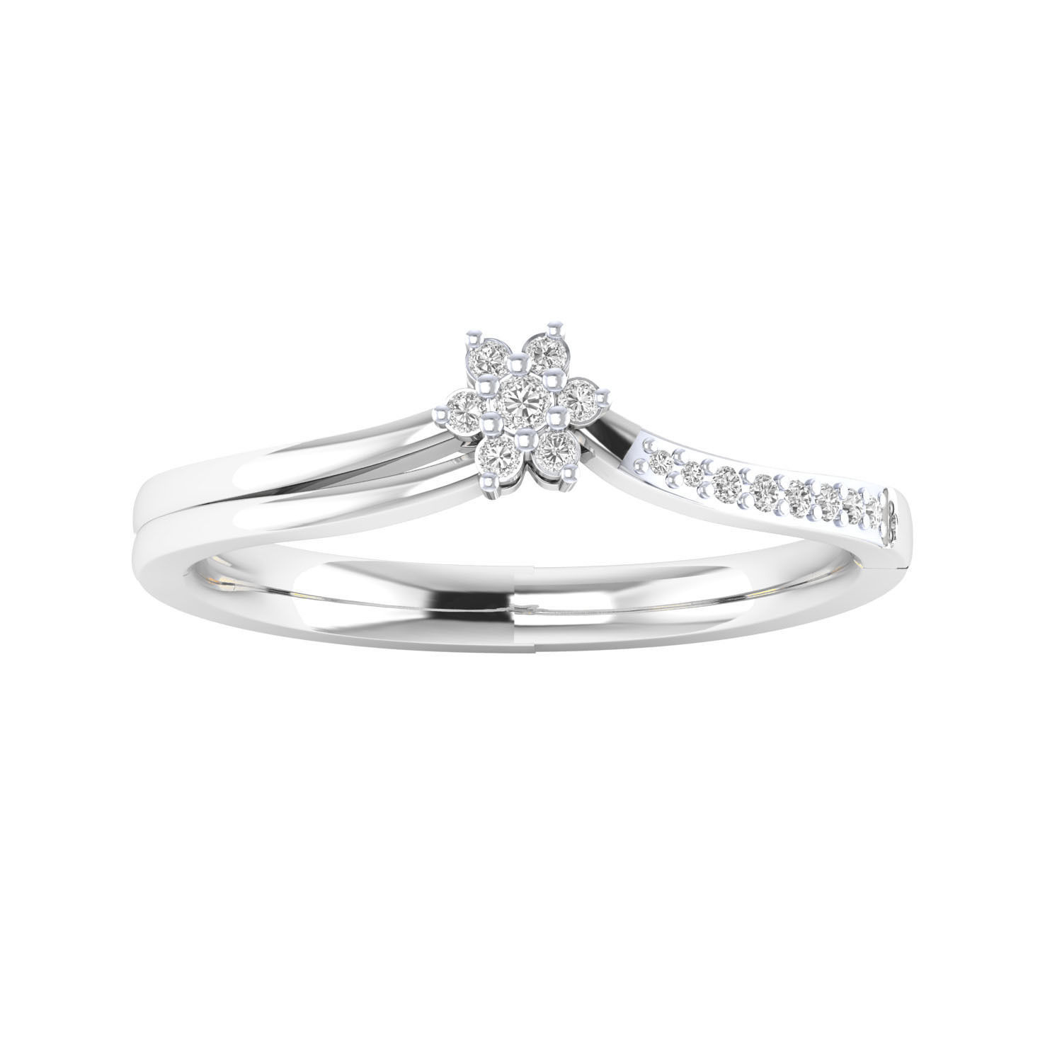 Women ring 3dm render 3D print model 3D print model_9