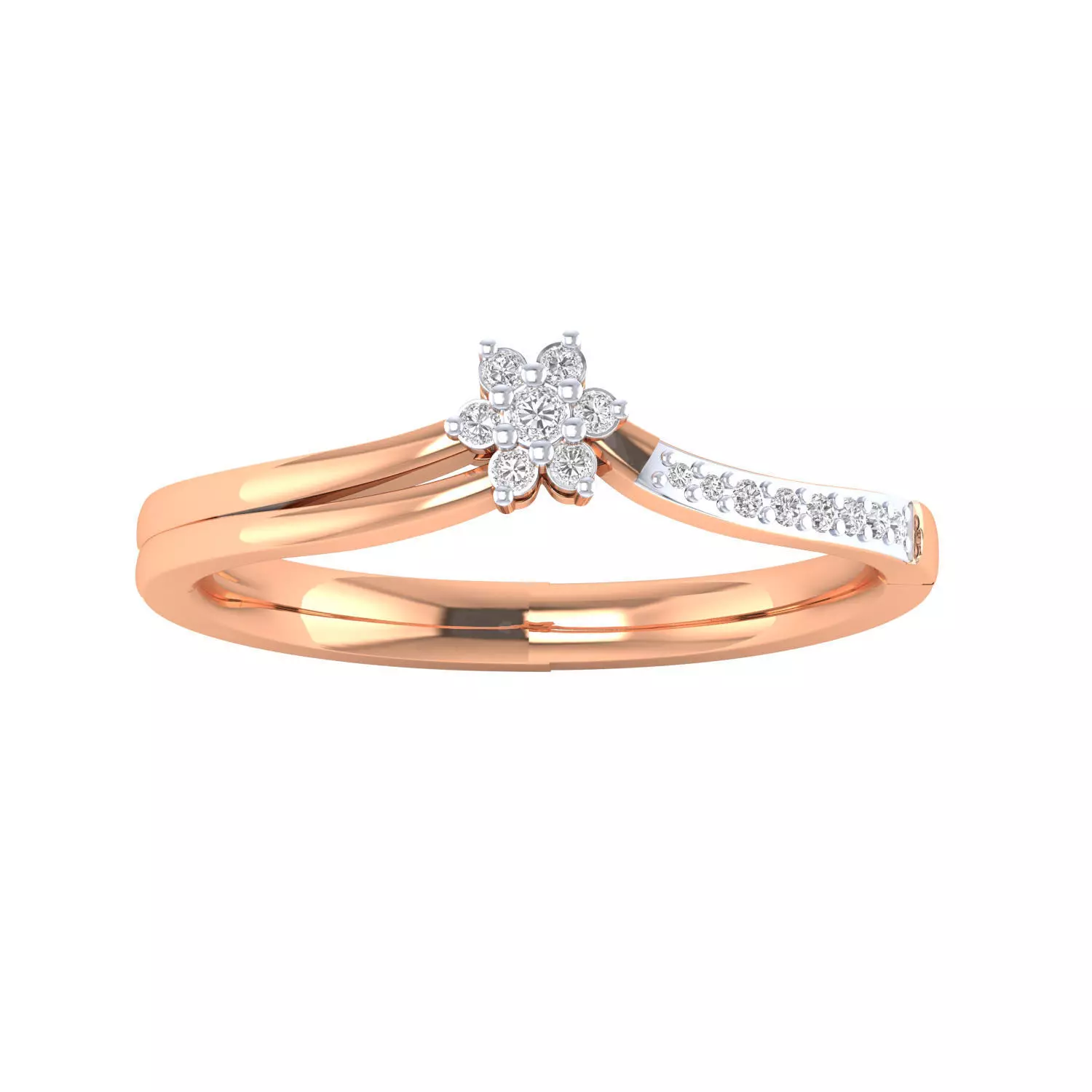 Women ring 3dm render 3D print model 3D print model_0