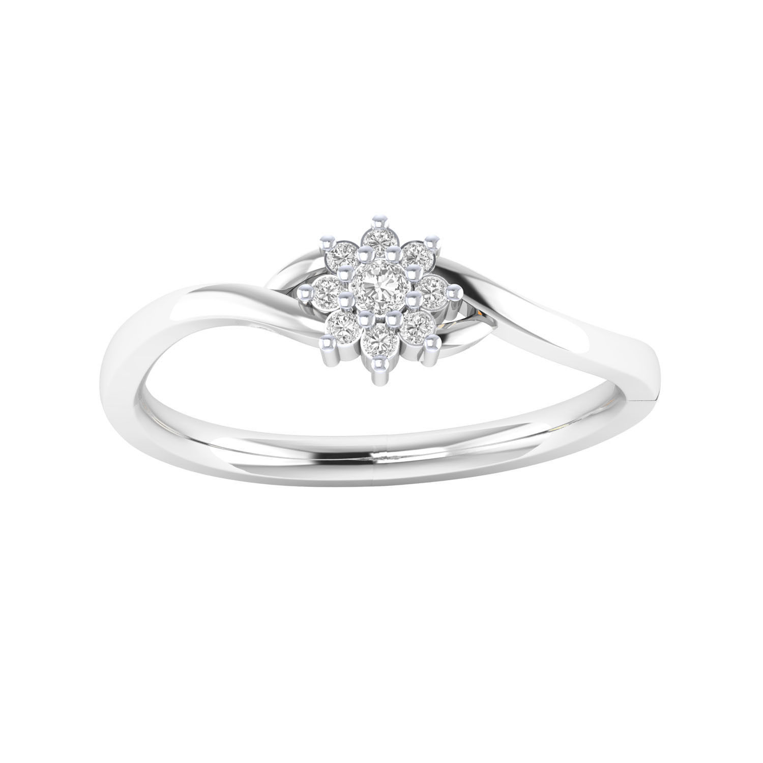 Women ring 3dm render 3D print model 3D print model_9