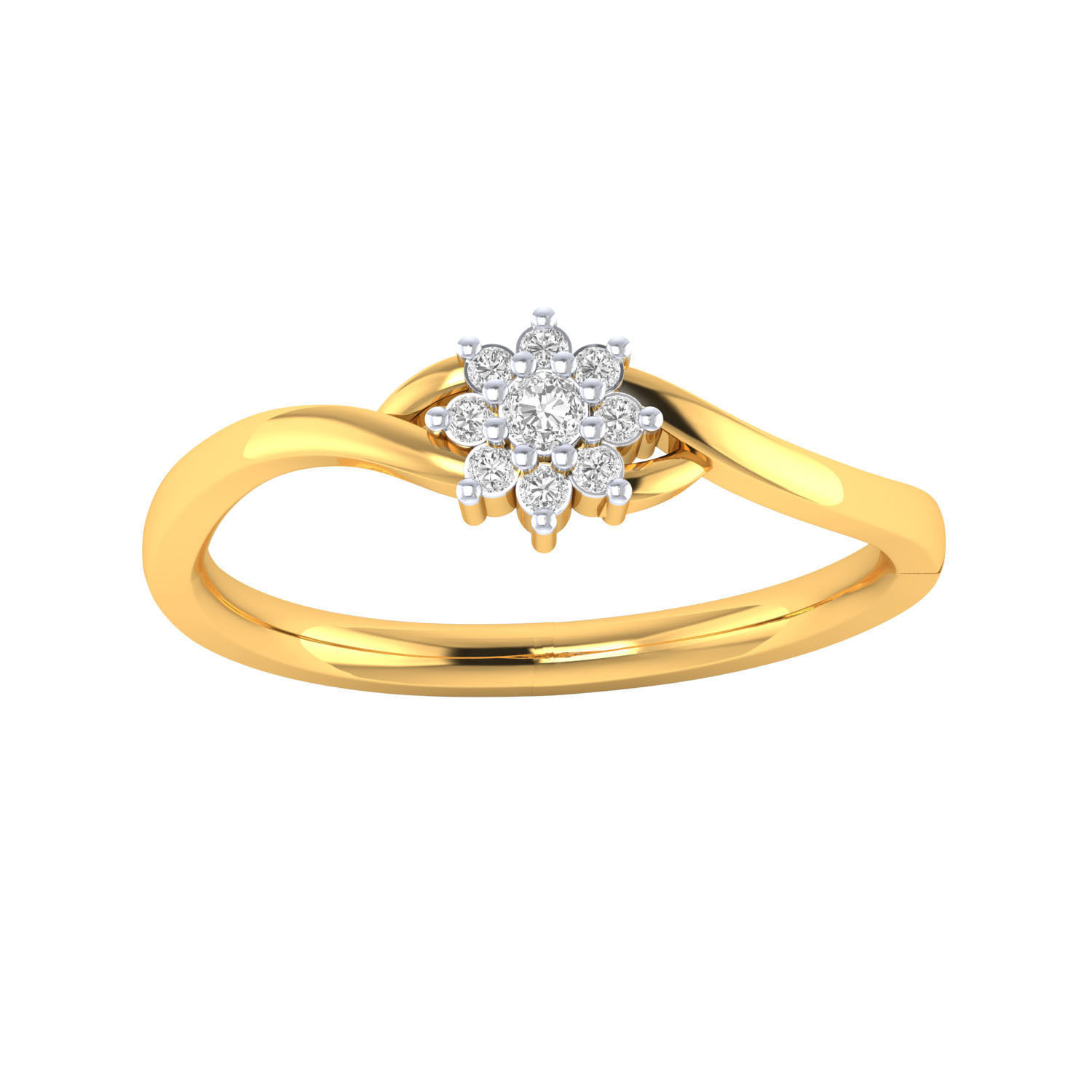 Women ring 3dm render 3D print model 3D print model_5