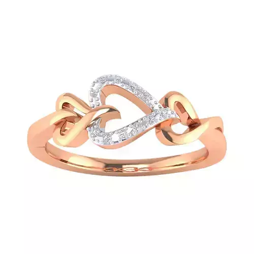 Women heart ring 3dm render 3D print model