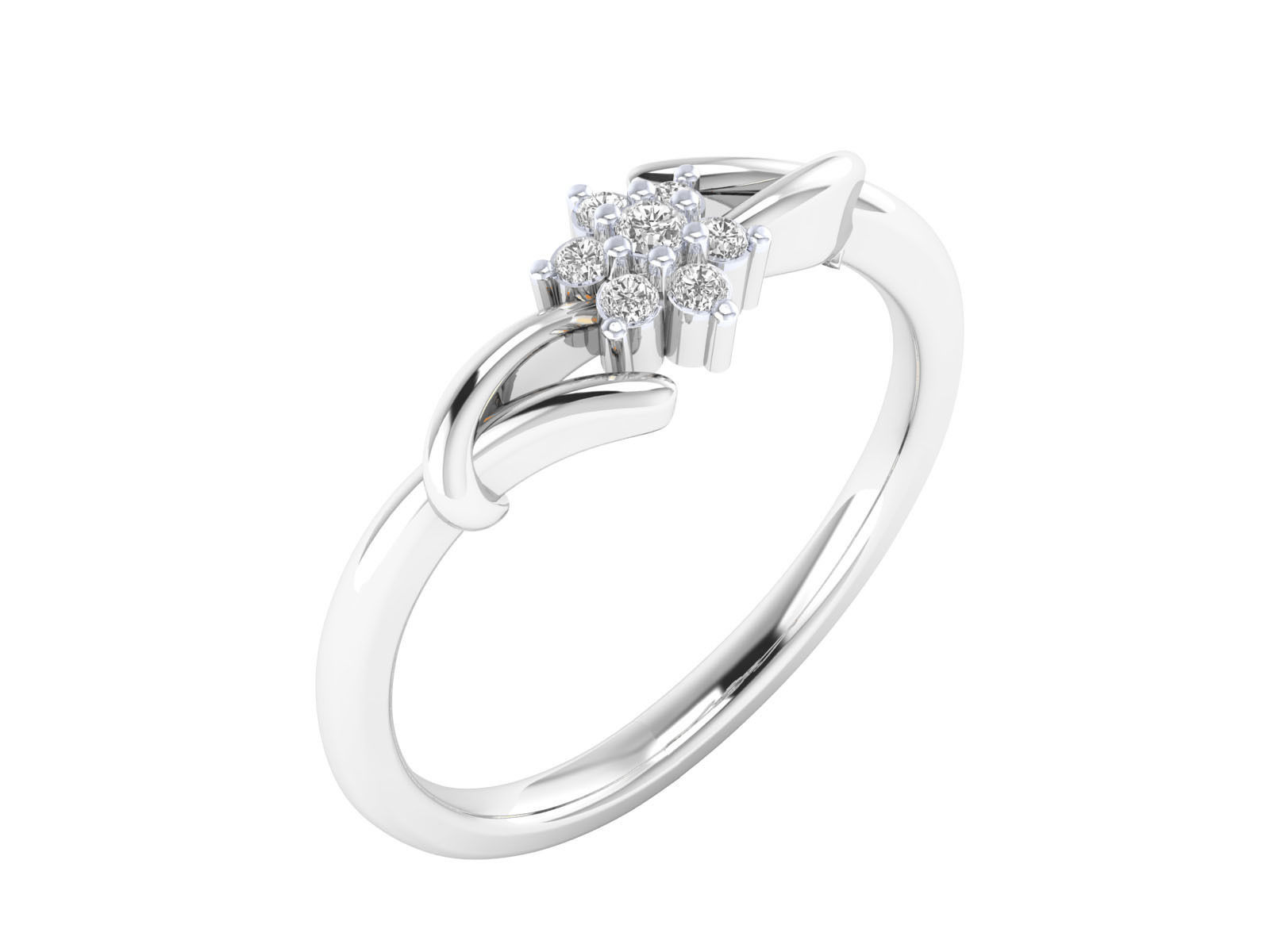 Women ring 3dm render 3D print model 3D print model_3