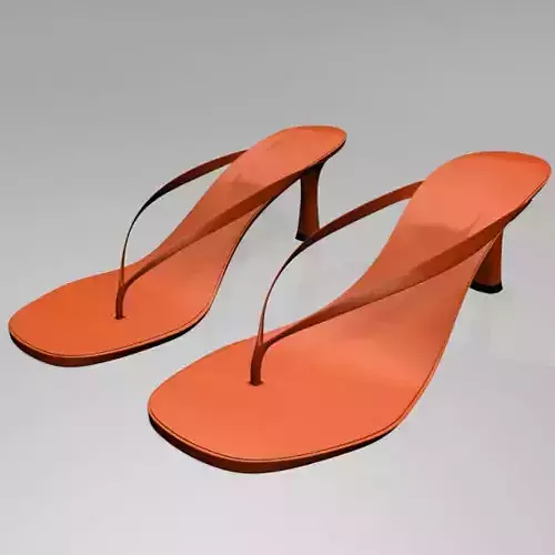 Thong Spool-Heel Sandals 01