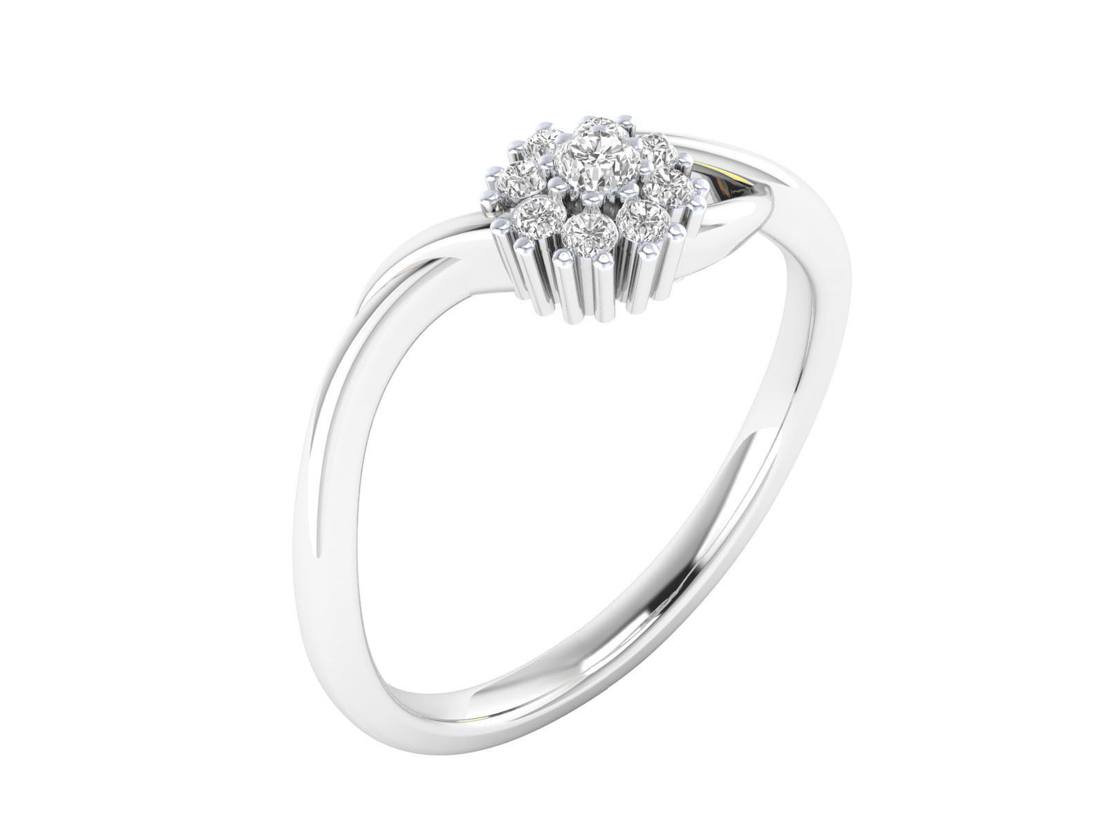 Women ring 3dm render 3D print model 3D print model_3