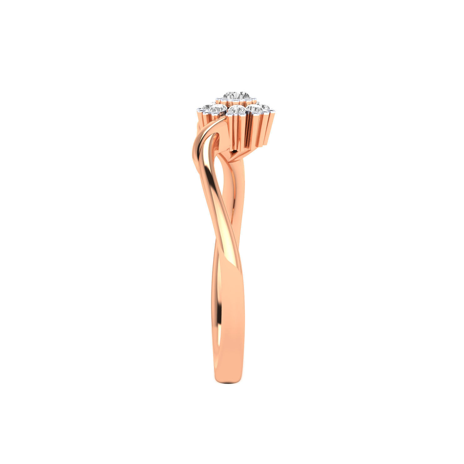 Women ring 3dm render 3D print model 3D print model_4