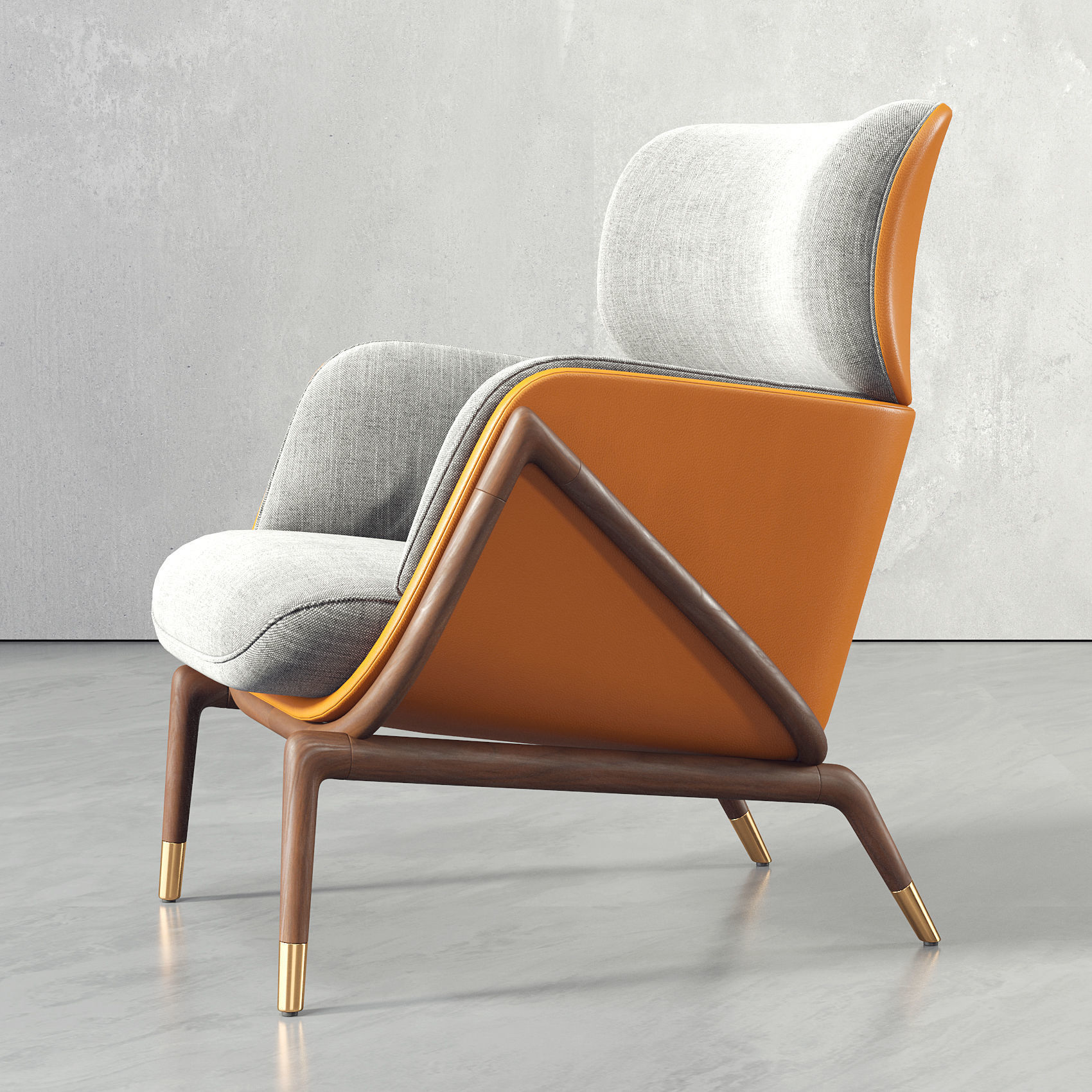 Lounge Chair 078 3D model_4