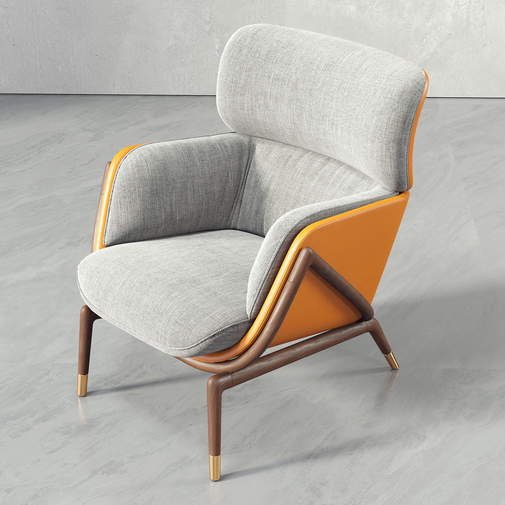 Lounge Chair 078 3D model_7