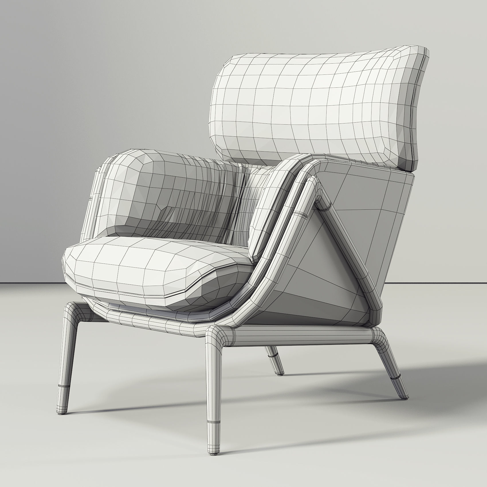 Lounge Chair 078 3D model_5