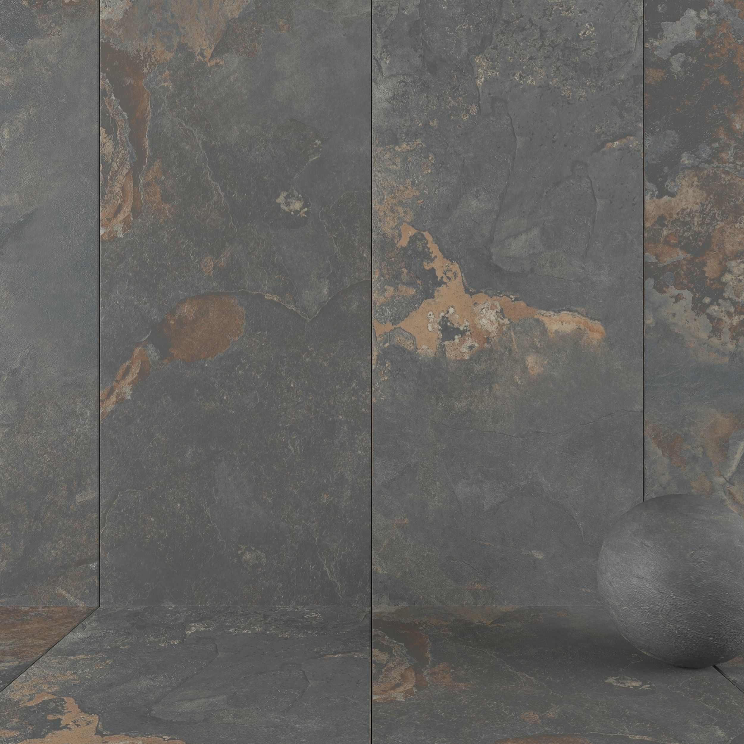 Stone Wall Tiles Kayah Rust 120x270 Set 2 Texture_3