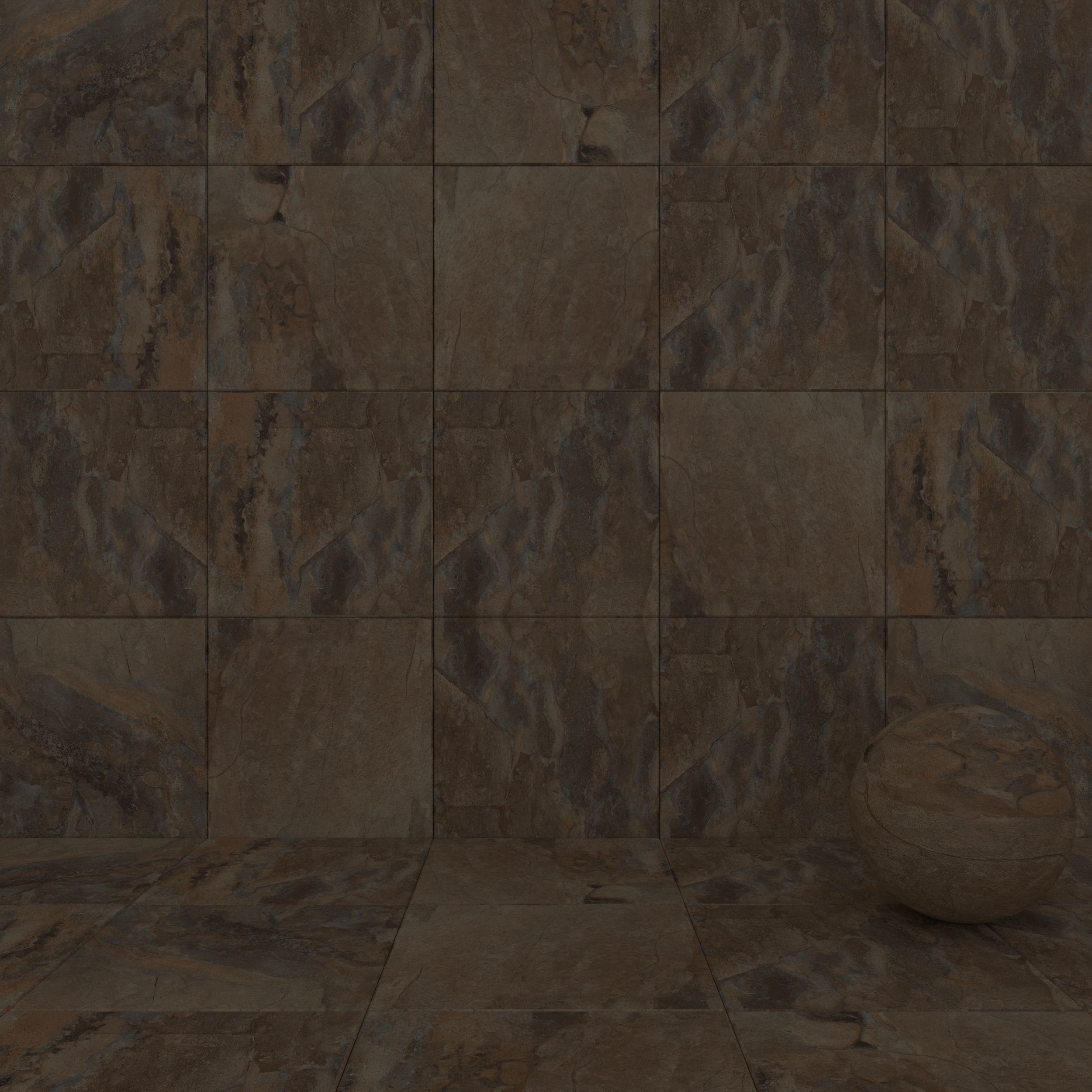 Stone Wall Tiles Key Stone Brown 80x80 Texture_5