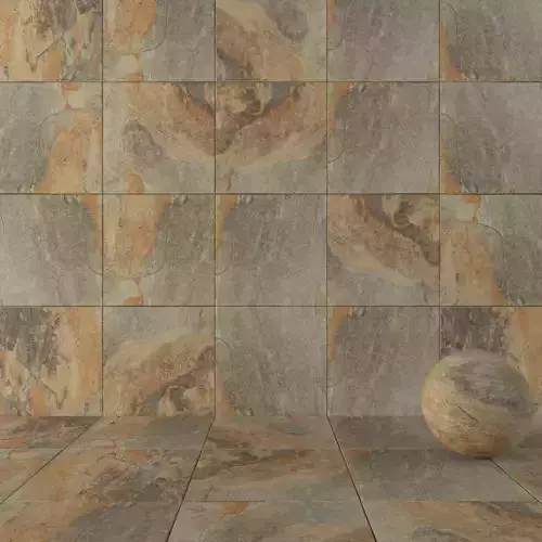 Stone Wall Tiles Key Stone Green 80x80