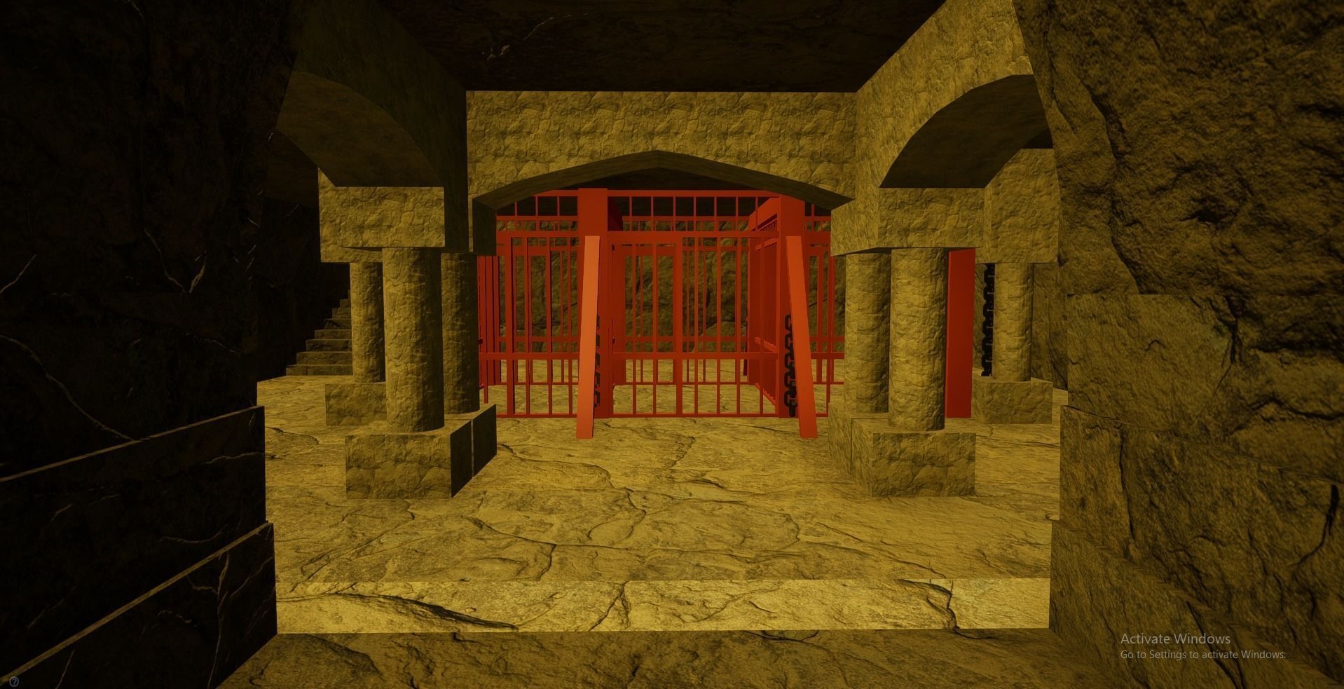 CW The Flash Gorilla City 3D Model Low-poly 3D model_16