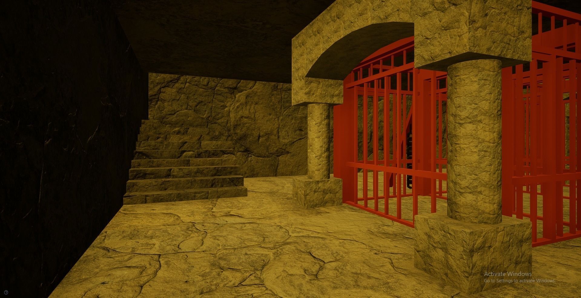 CW The Flash Gorilla City 3D Model Low-poly 3D model_18