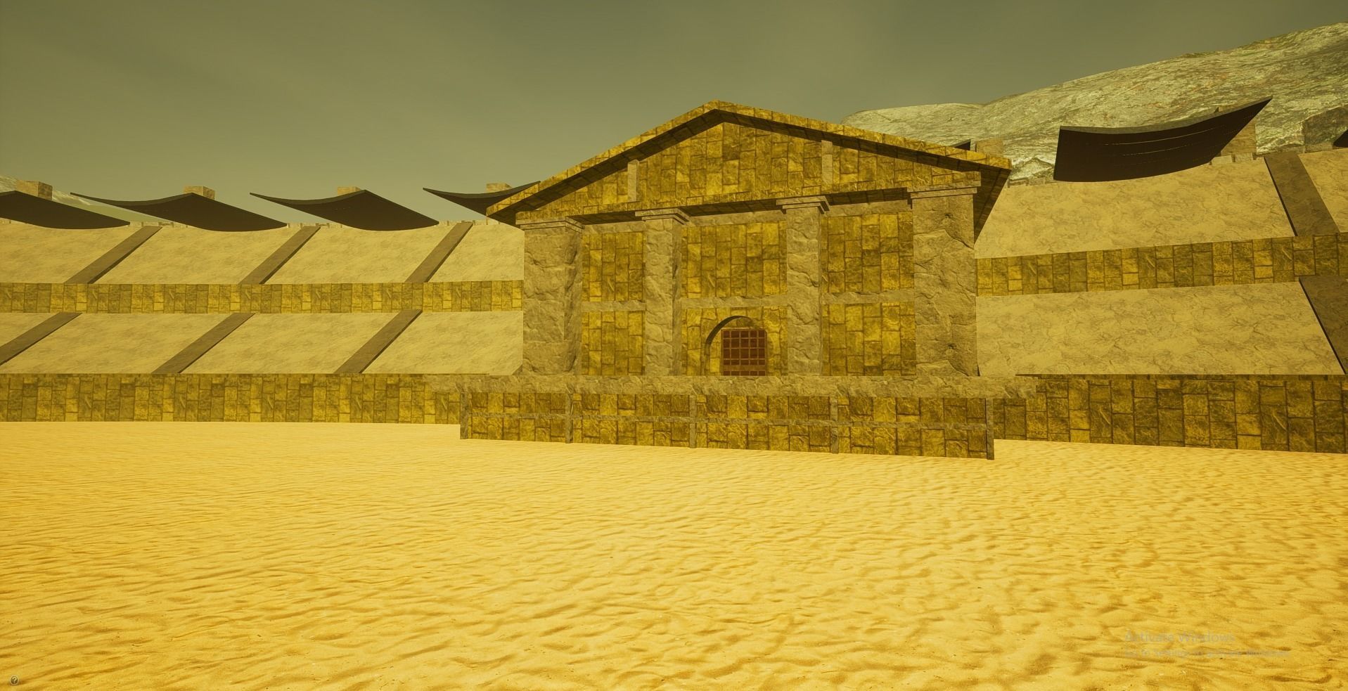 CW The Flash Gorilla City 3D Model Low-poly 3D model_21