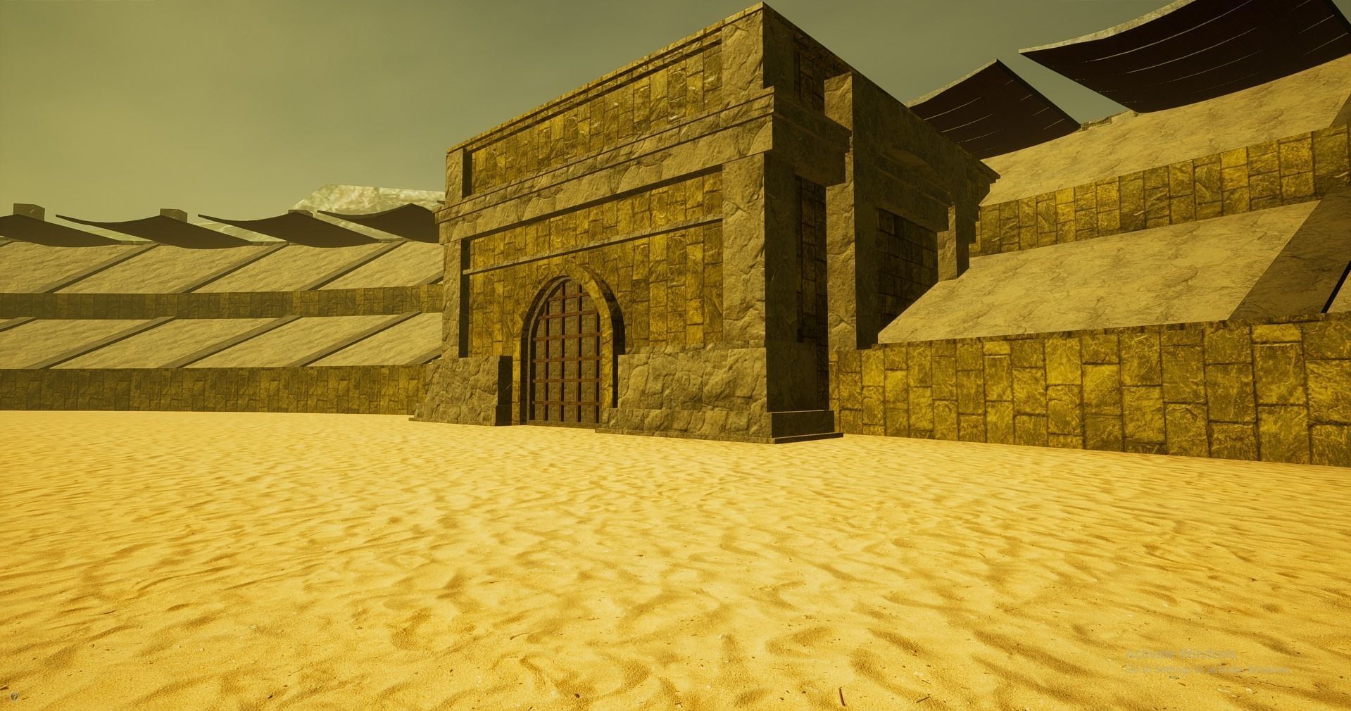 CW The Flash Gorilla City 3D Model Low-poly 3D model_22