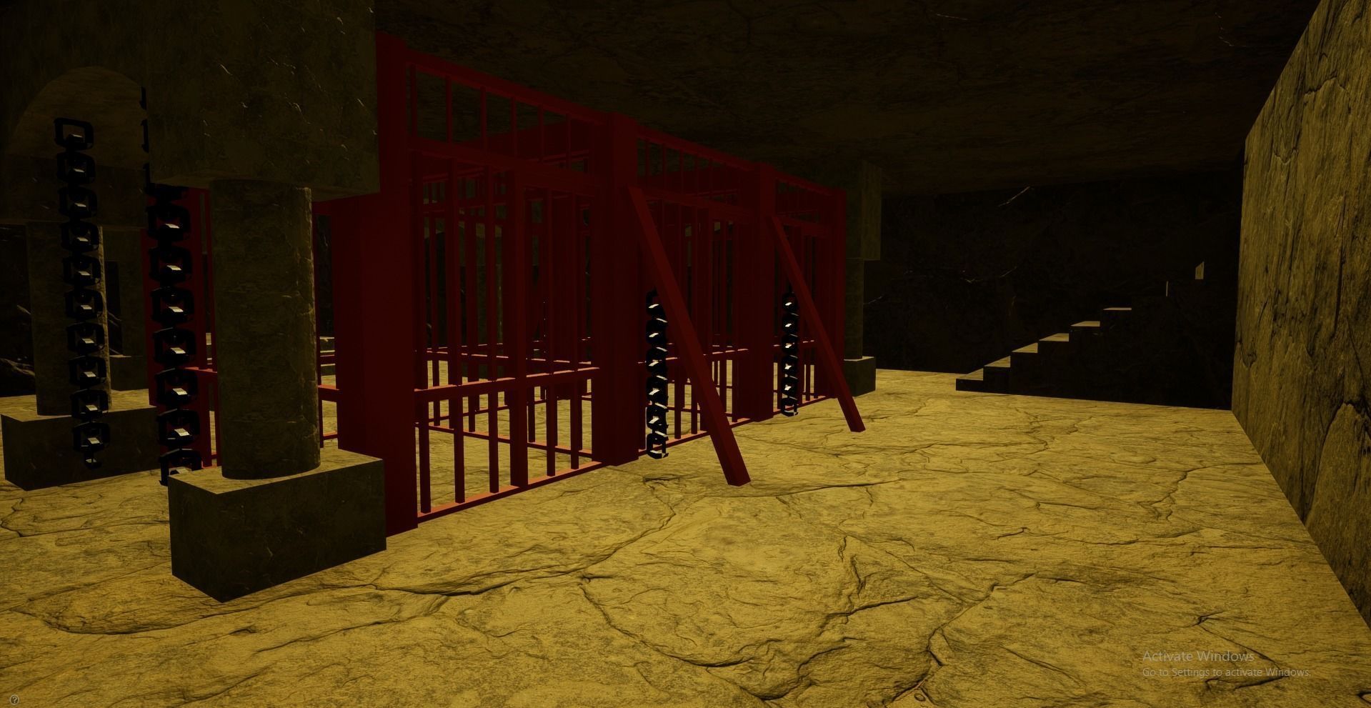 CW The Flash Gorilla City 3D Model Low-poly 3D model_17