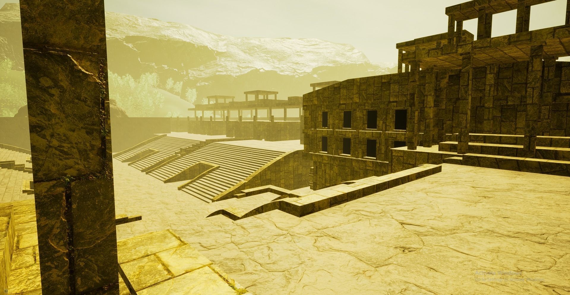 CW The Flash Gorilla City 3D Model Low-poly 3D model_7