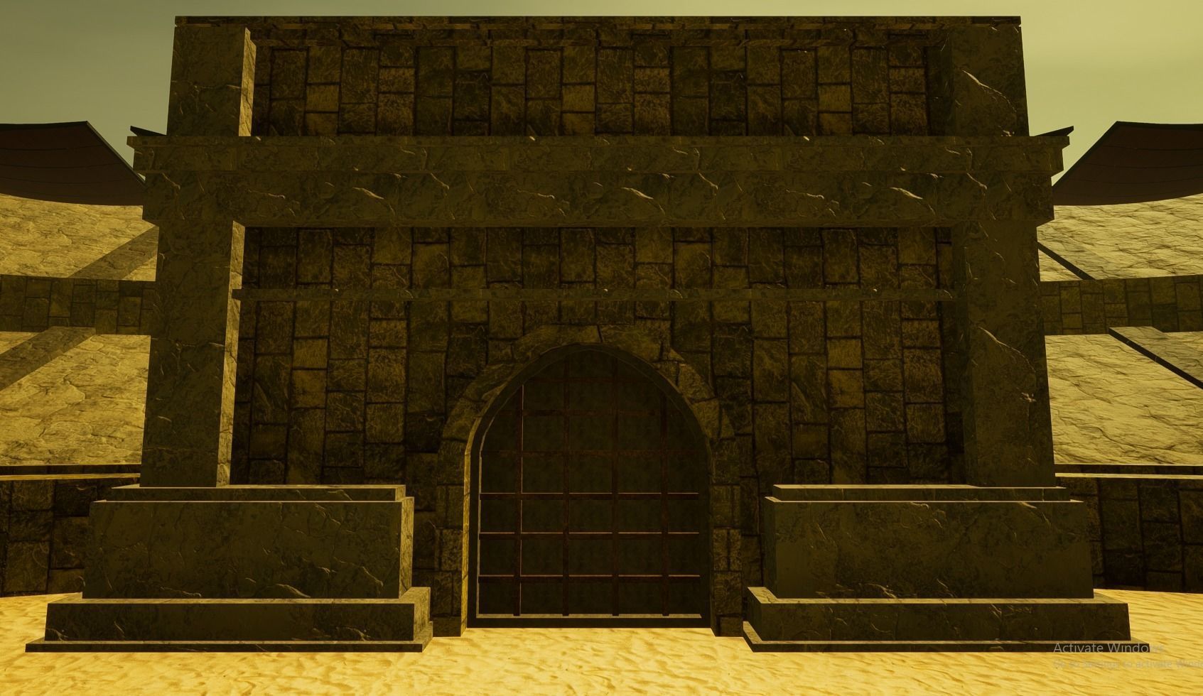 CW The Flash Gorilla City 3D Model Low-poly 3D model_26