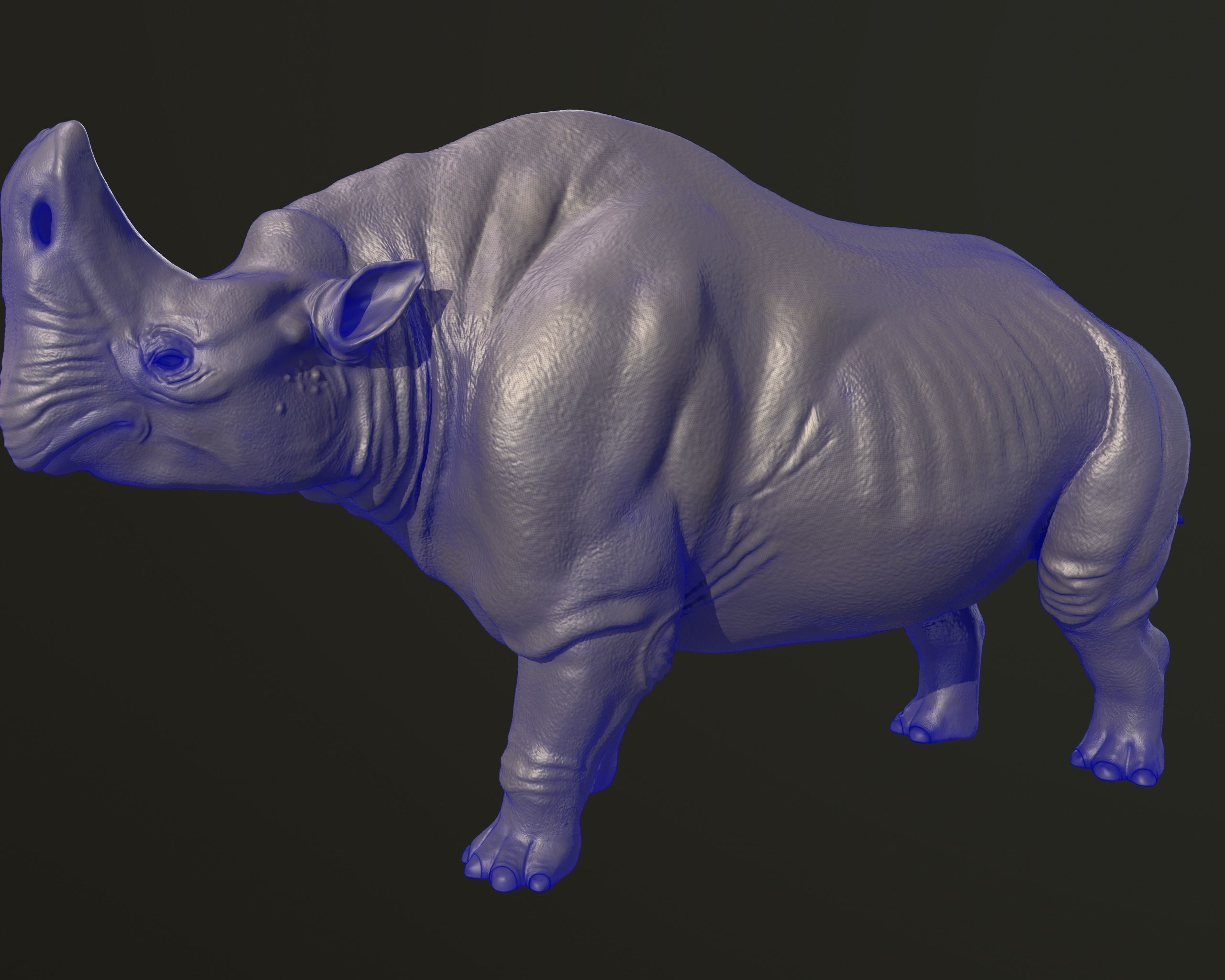 Embolotherium rhino 3D print model_7