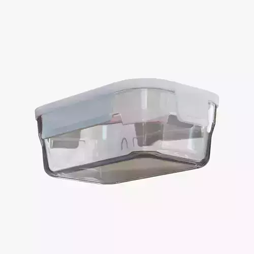 glass food container 3d model 3D model