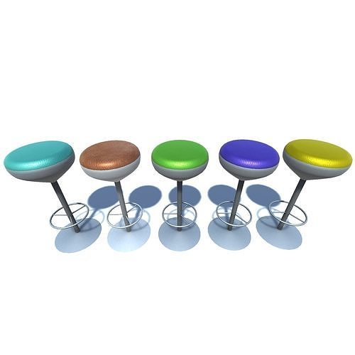 Bar stool 3D model