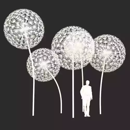 Dandelion street decoration