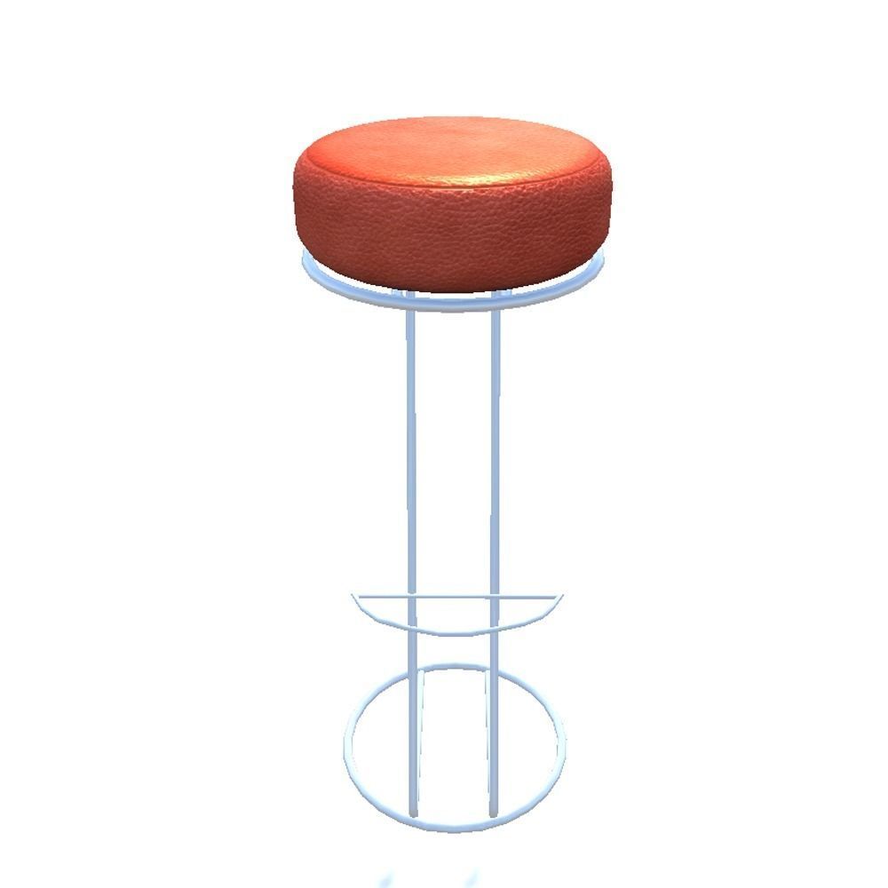 Bar stool 2 3D model_3