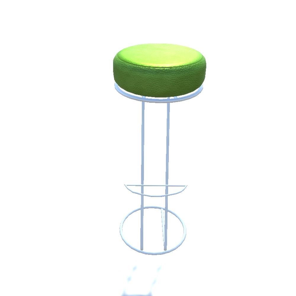 Bar stool 2 3D model_2