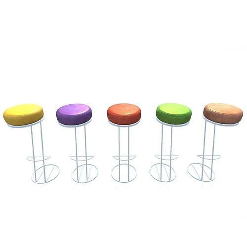 Bar stool 2 3D model