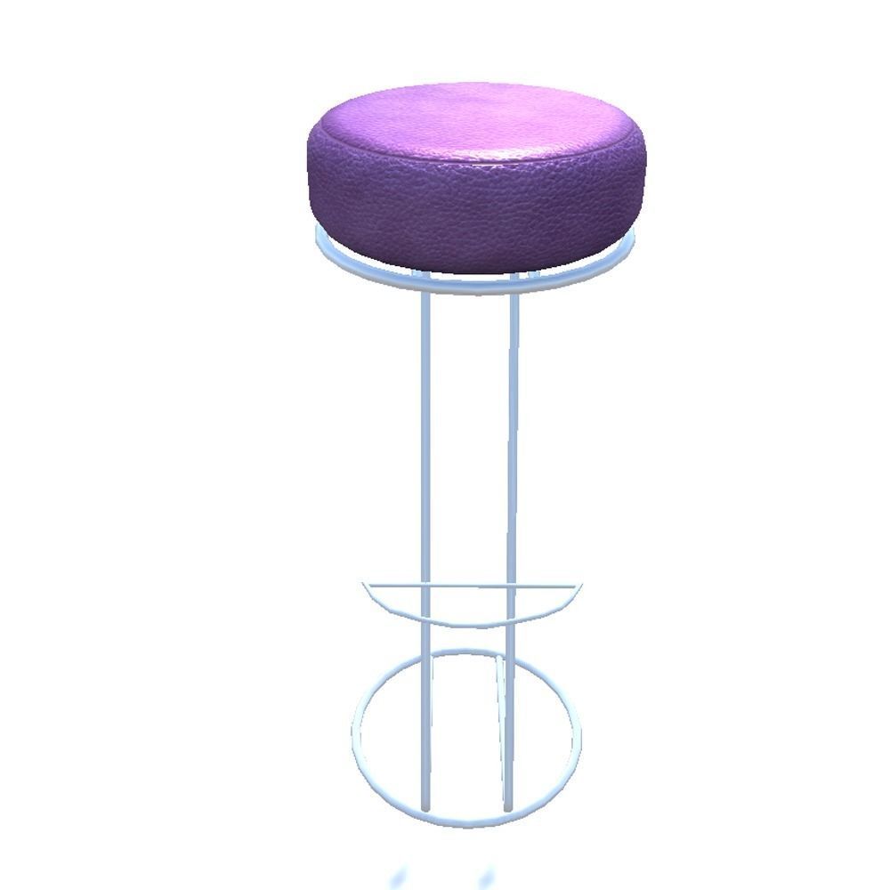 Bar stool 2 3D model_4
