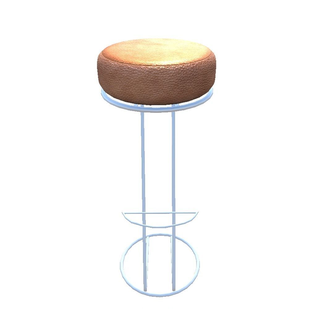 Bar stool 2 3D model_1