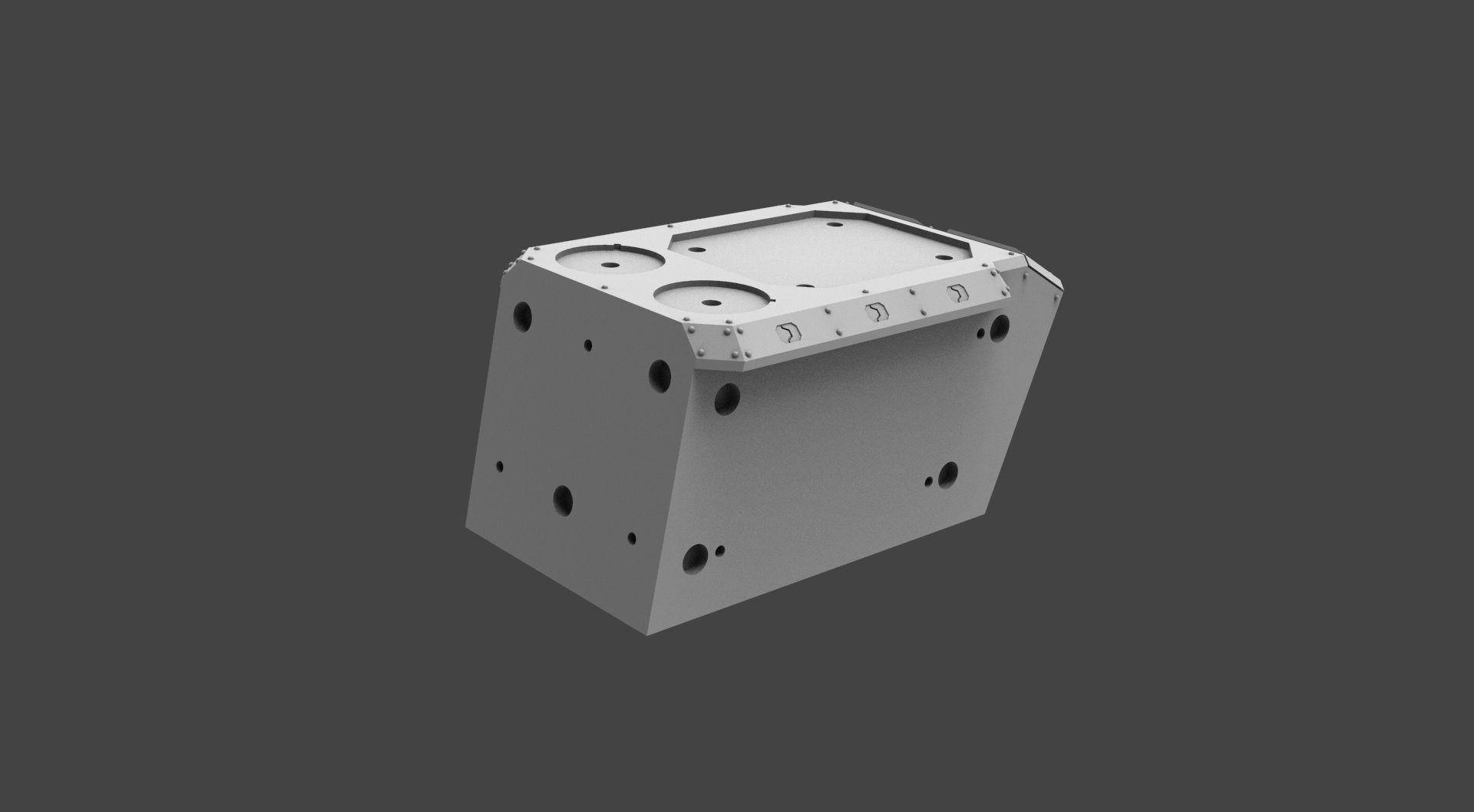 Armored Might HMMV Complete Kit 3D print model_19