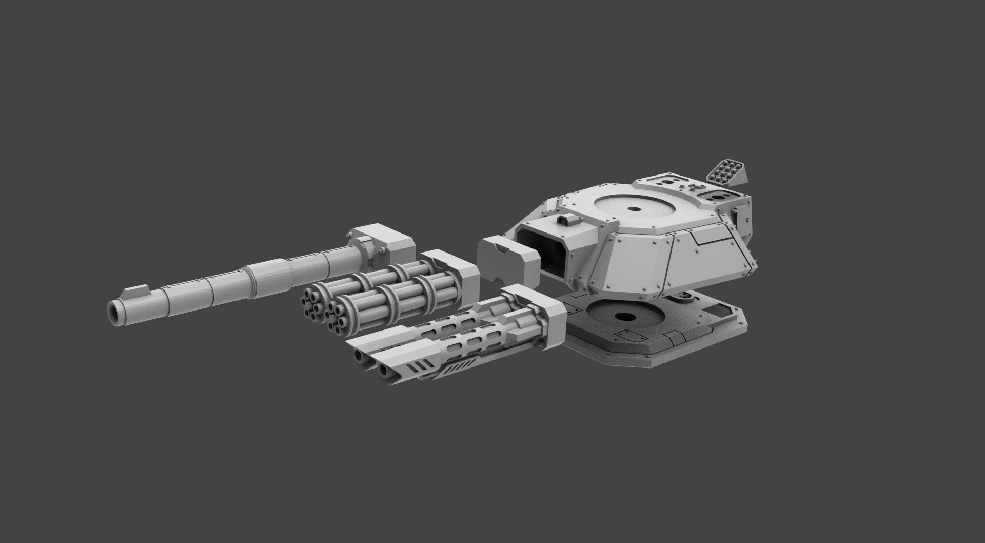 Armored Might HMMV Complete Kit 3D print model_8