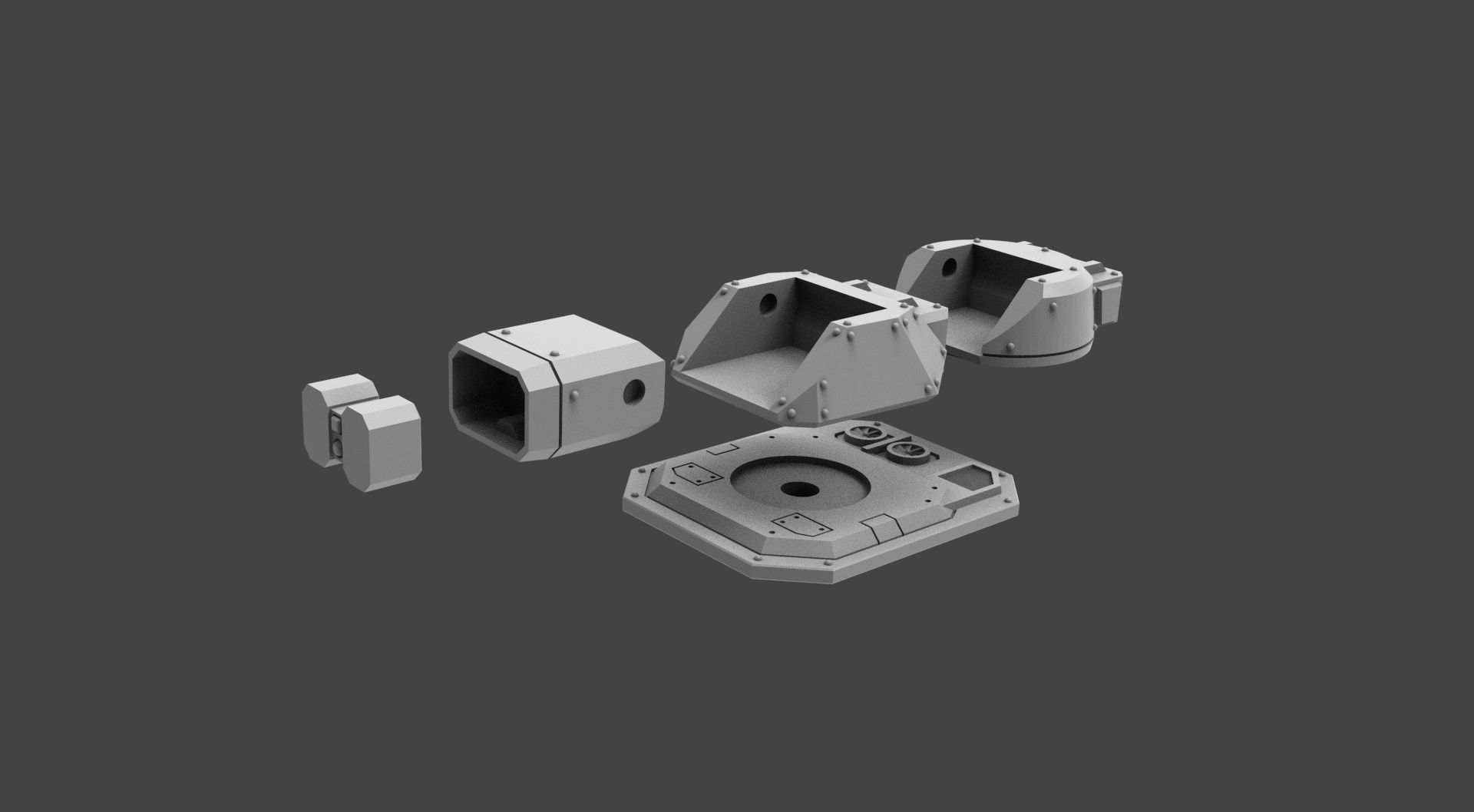 Armored Might HMMV Complete Kit 3D print model_7