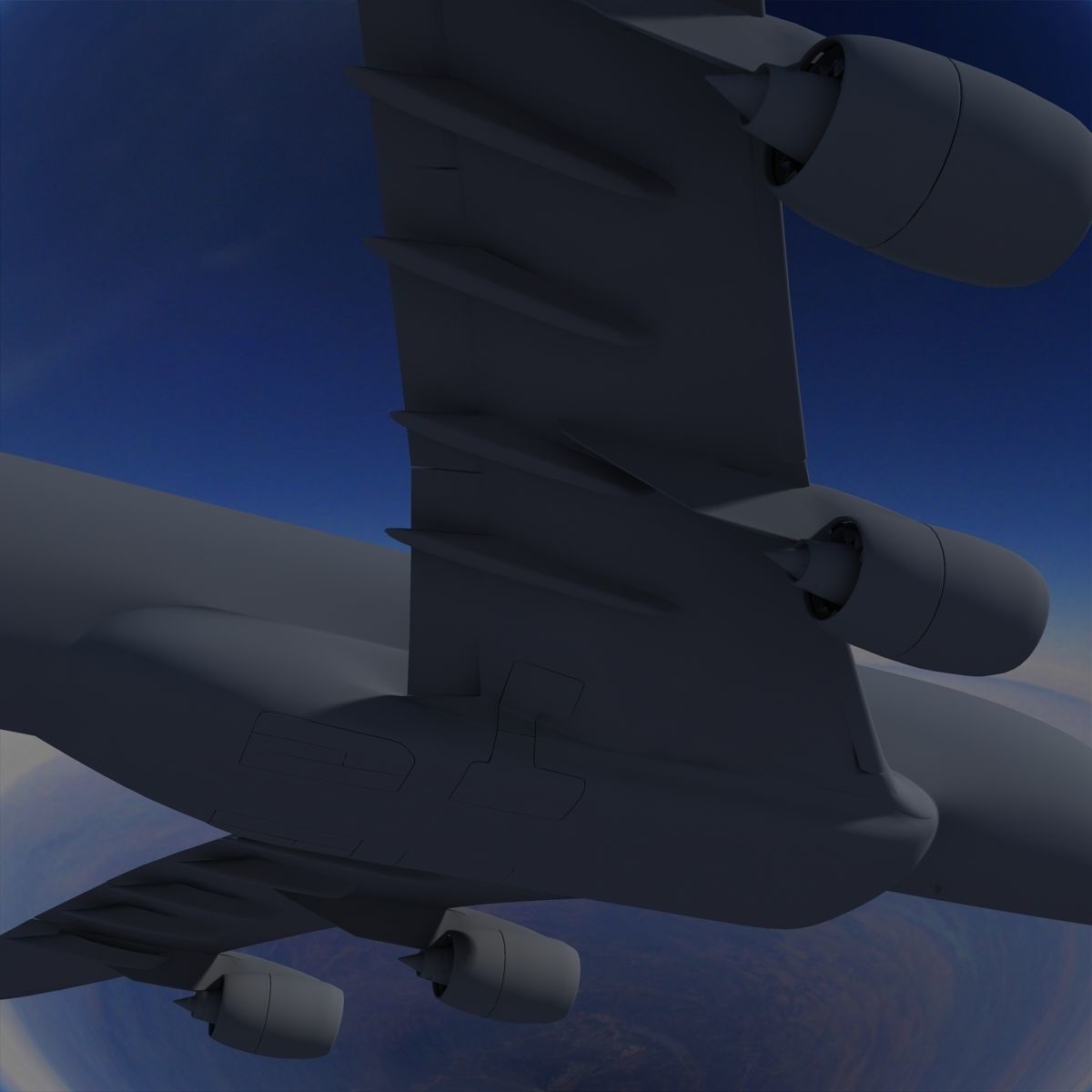 A380 Lufthansa 3D model_15