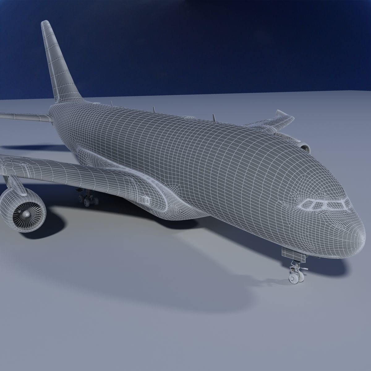A380 Lufthansa 3D model_11